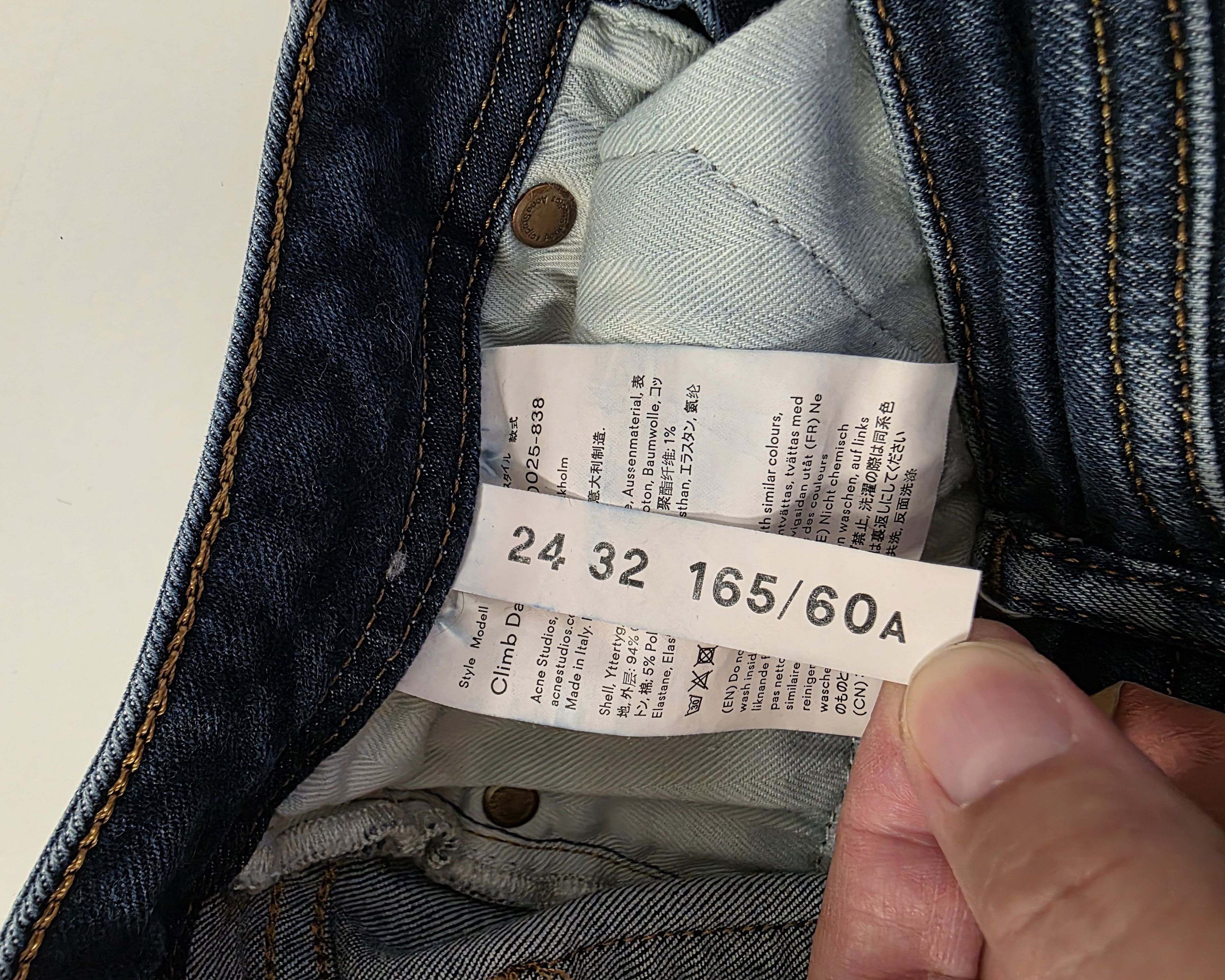 Acne Studios Acne Studios women's jeans Climb 24x32 slim fit Size 24" / US 00 / IT 34 - 8 Thumbnail