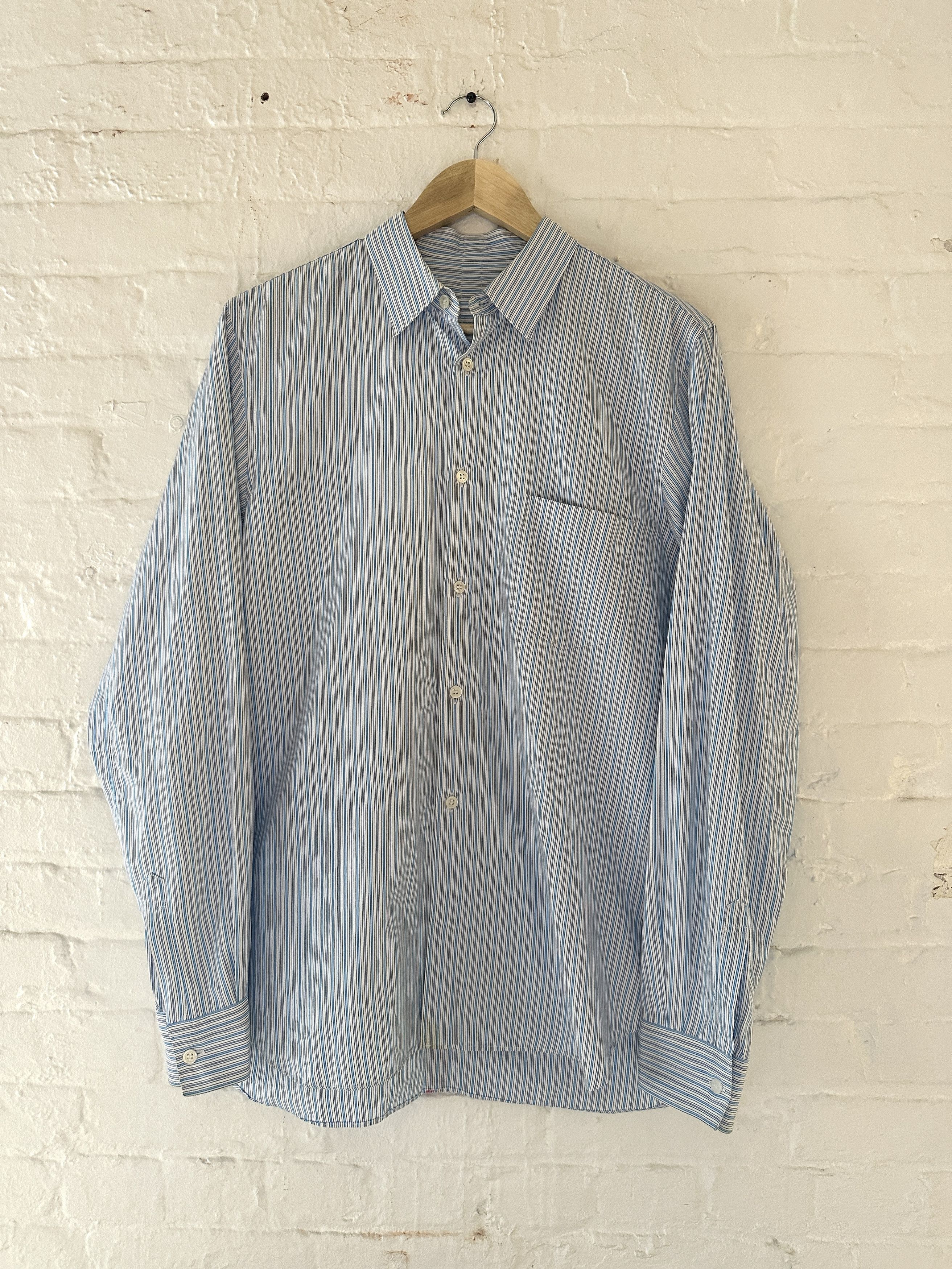 Comme des Garcons SHIRT Abstract Stripe Button Up Shirt