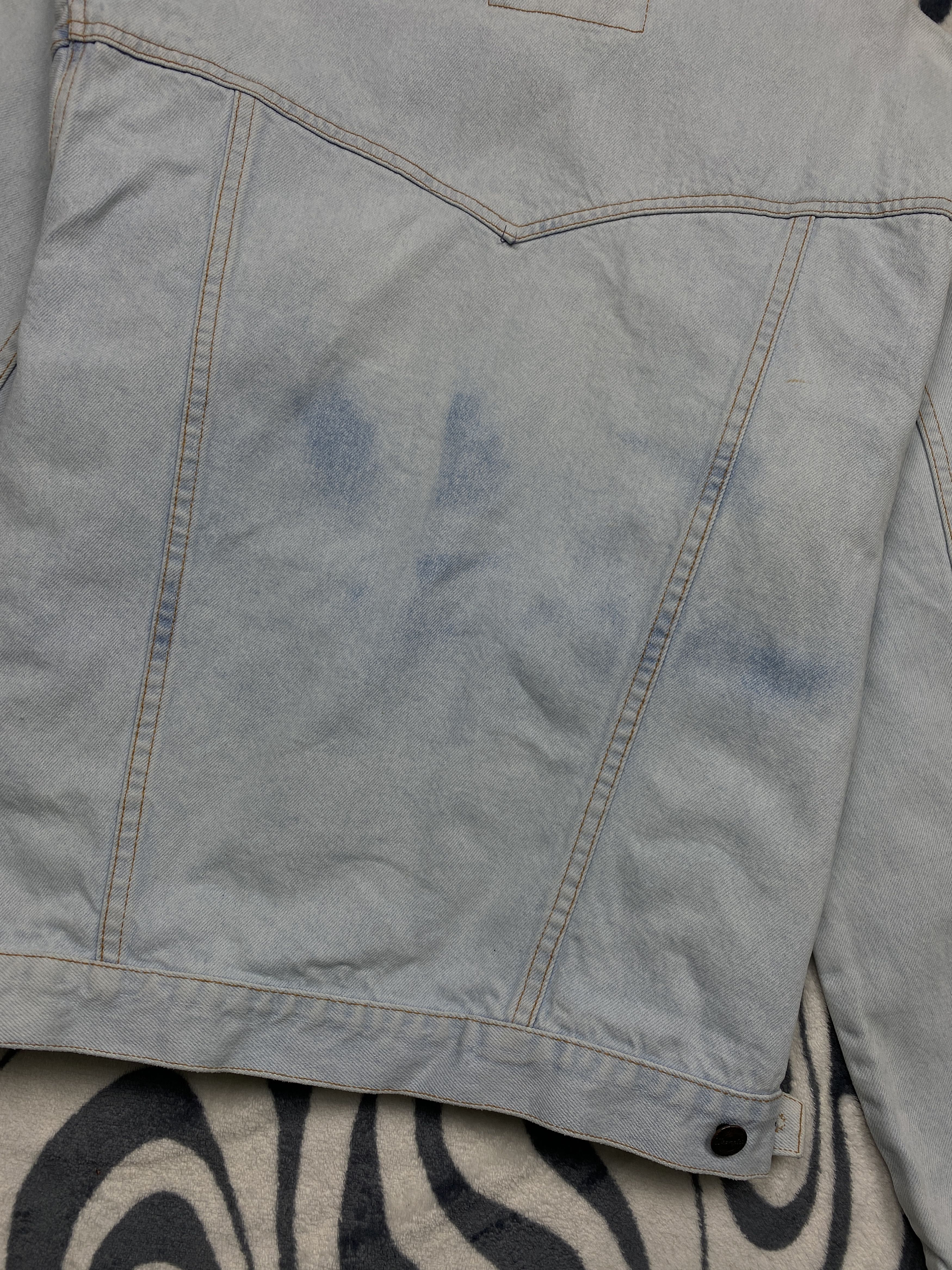 Vintage Wrangler 90s Vintage Washed Denim Jacket Y2K Jeans Size US L / EU 52-54 / 3 - 8 Thumbnail