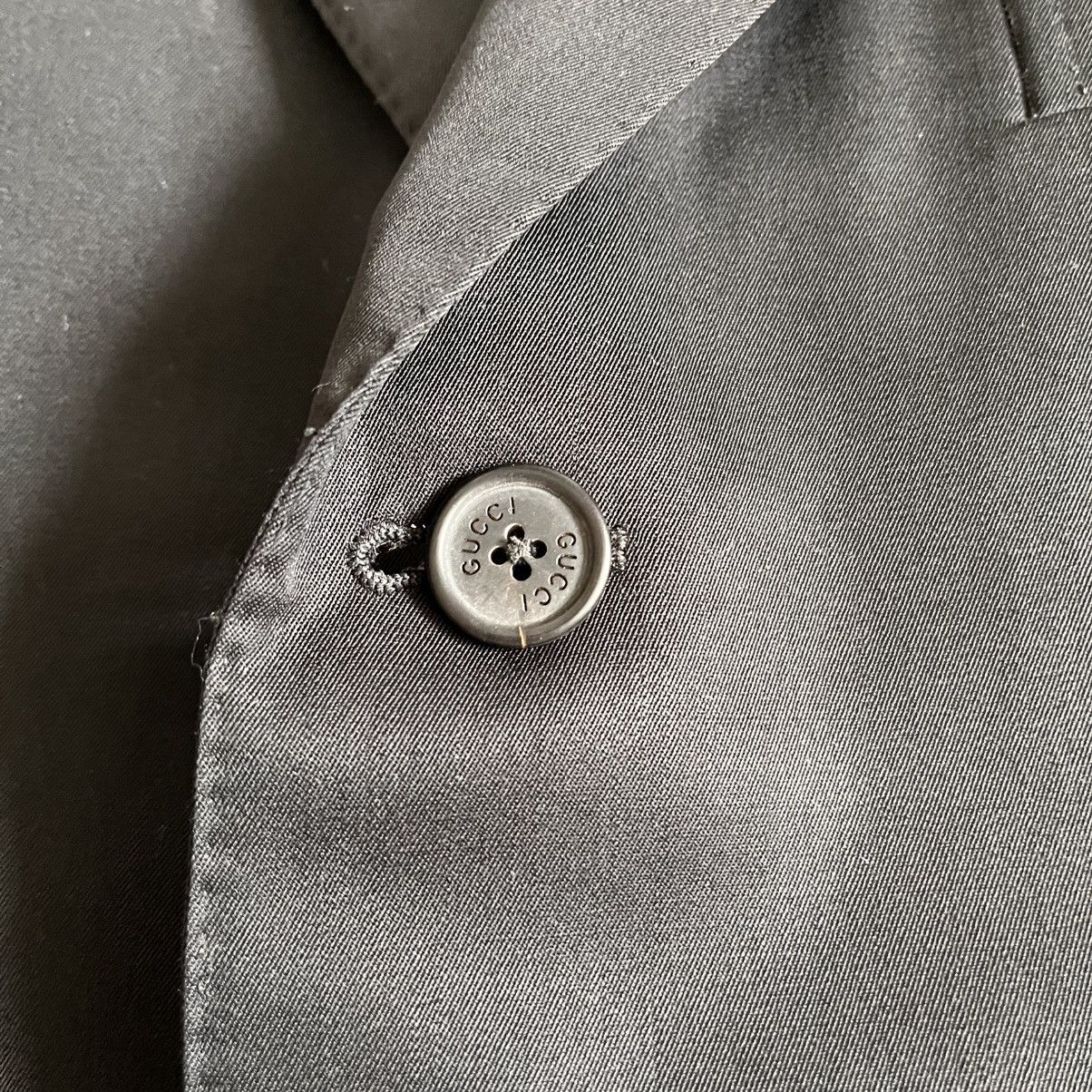 Gucci Gucci Wool Jacket Black With Monogram Lining Size 50R - 3 Thumbnail