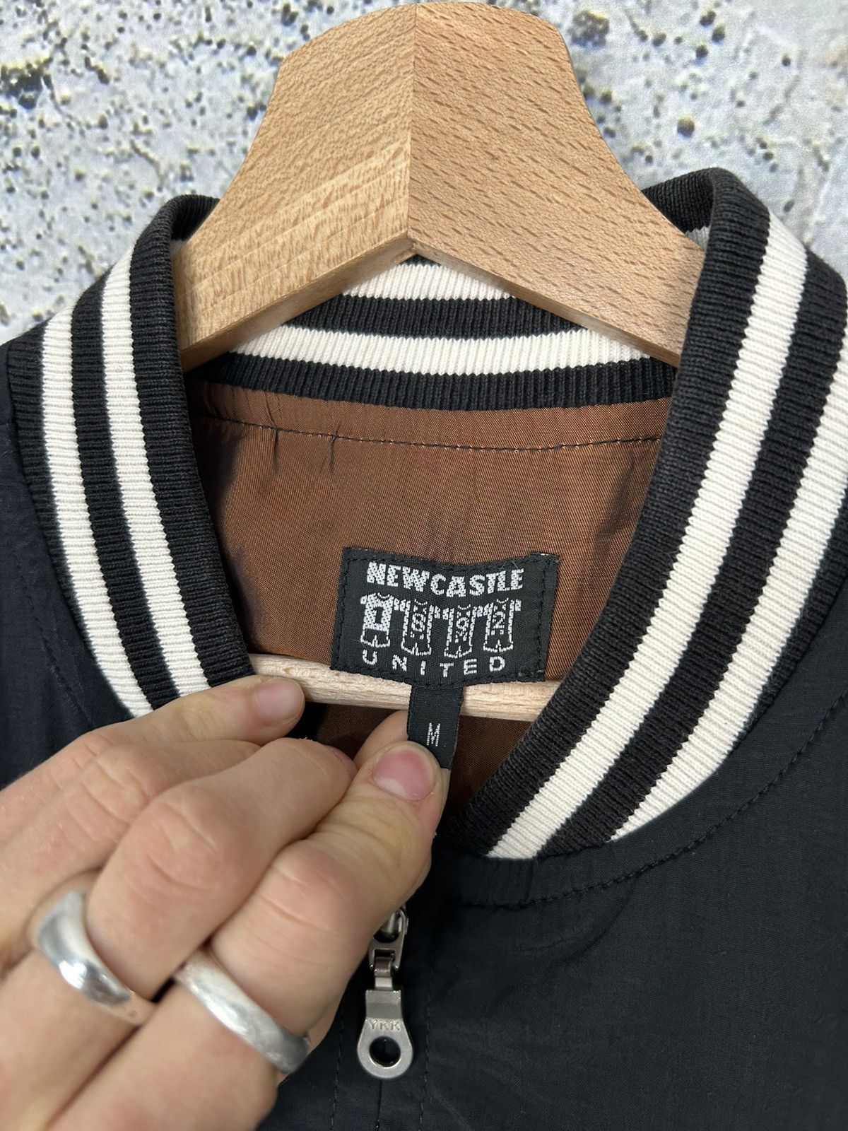 Vintage Vintage Newcastle United Bomber Jacket Soccer Football Size US M / EU 48-50 / 2 - 5 Thumbnail