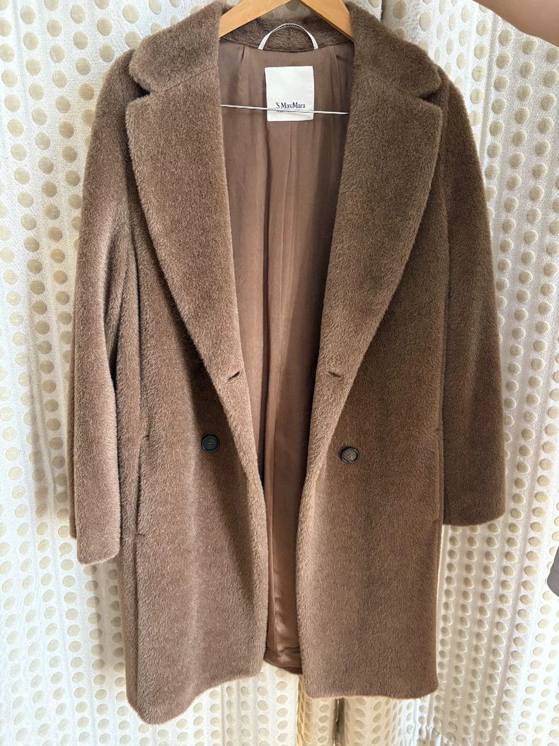 Max Mara Max Mara Women's alpaca coat Size L / US 10 / IT 46 - 1 Thumbnail