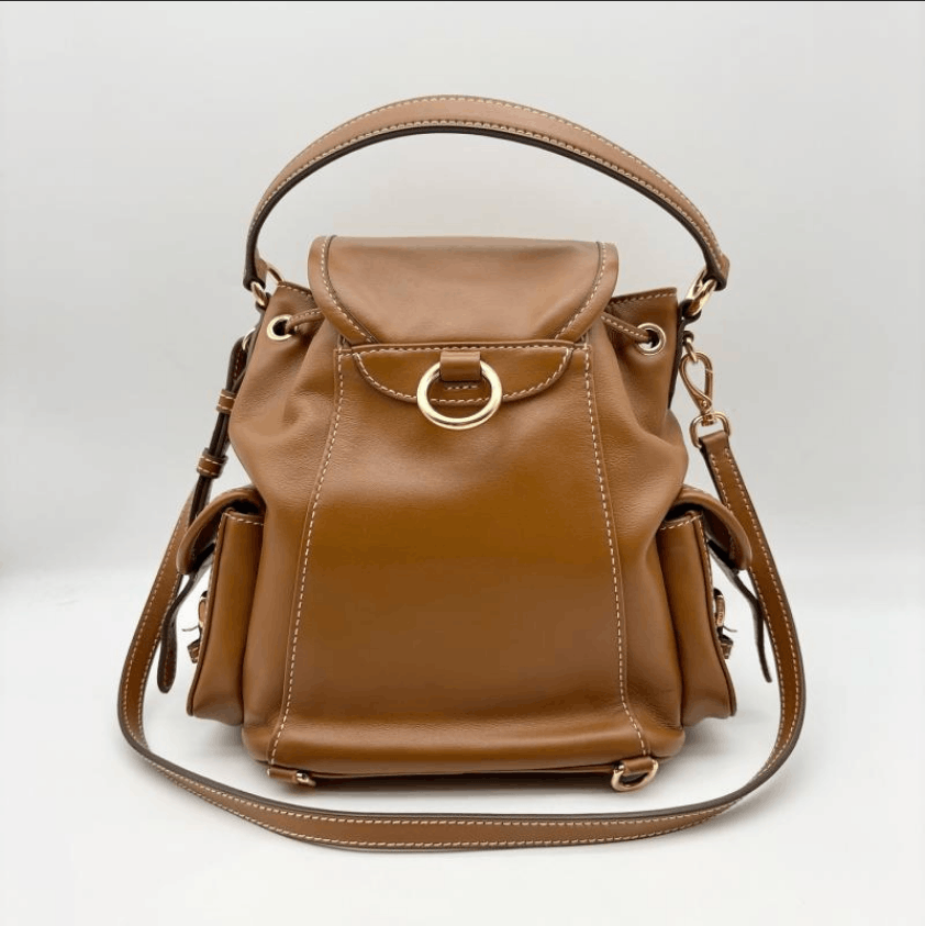 Miu Miu Miu Miu Calfskin Backpack with Engraved Logo Size ONE SIZE - 2 Thumbnail