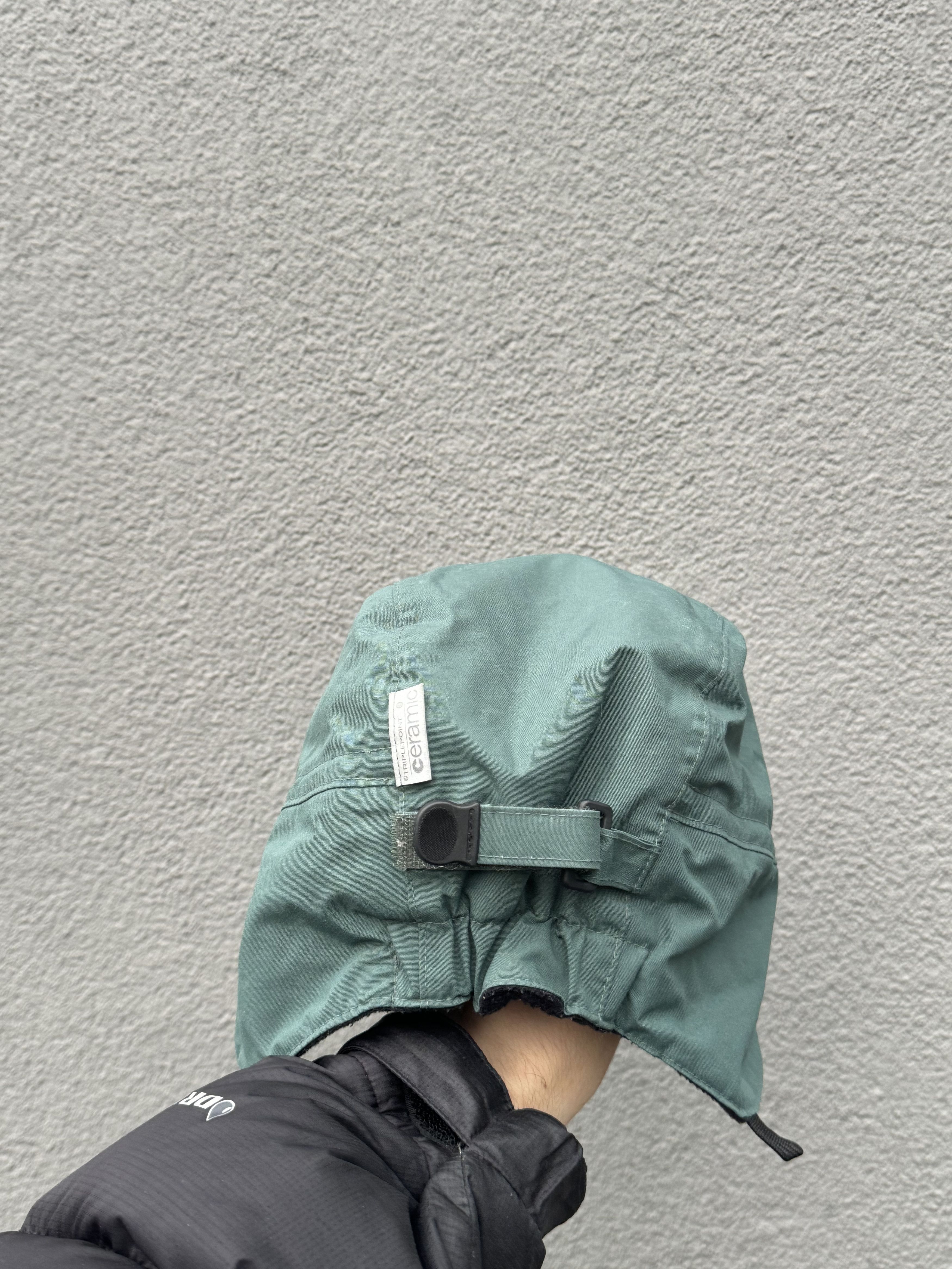 Vintage Vintage LOWE ALPINE Tracking Fleece Cap Green Size ONE SIZE - 6 Thumbnail