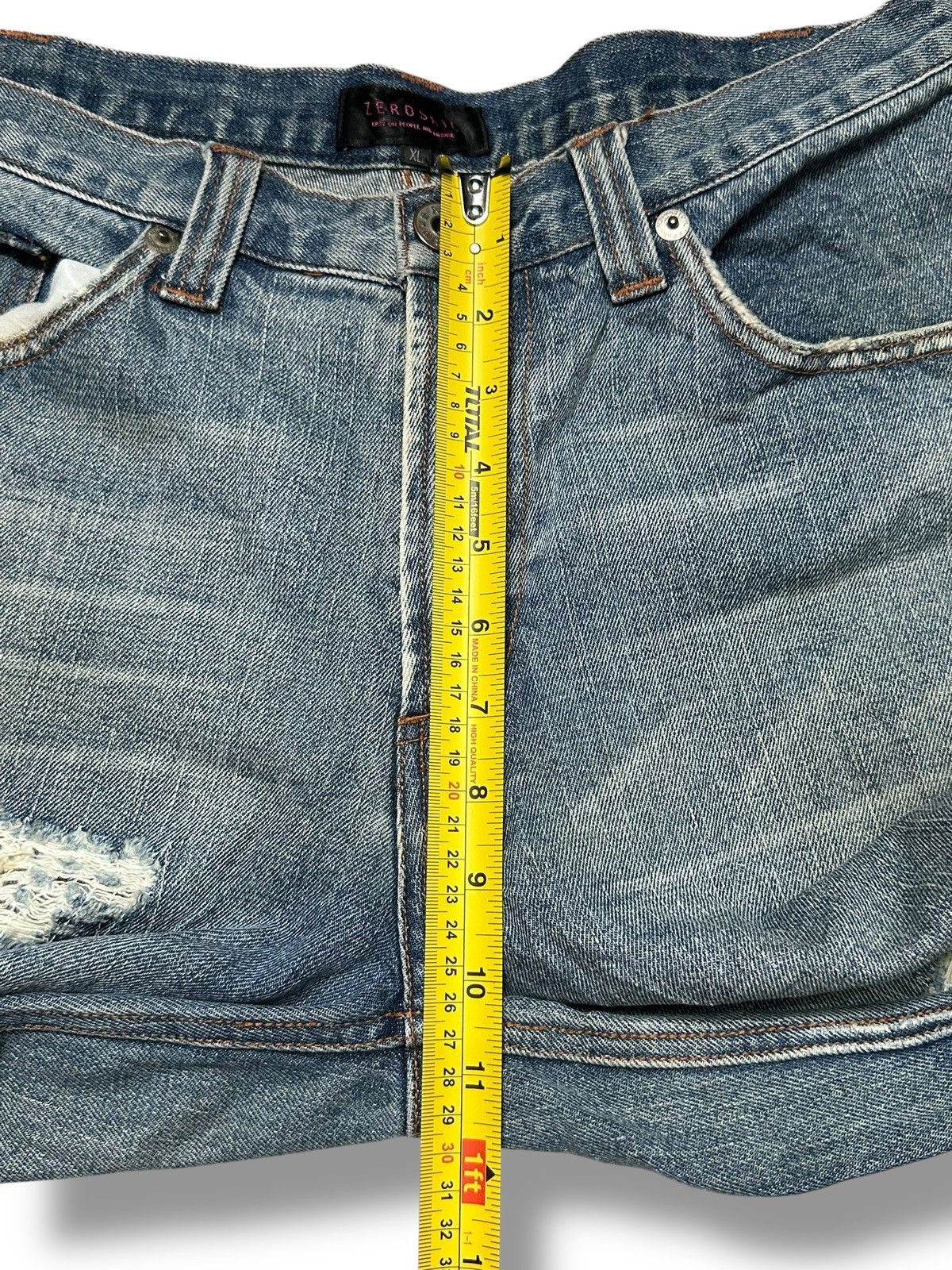 Japanese Brand Japan Jeans Distressed Straight Loose Style With Faded Wash Size US 32 / EU 48 - 13 Thumbnail