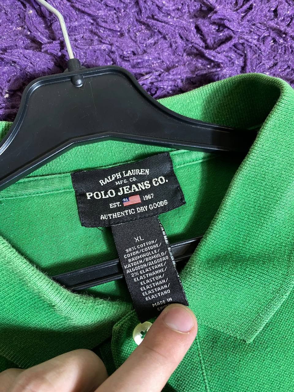 Polo Ralph Lauren × Ralph Lauren × Vintage RARE Polo Ralph Lauren drill polo Paris Size US XL / EU 56 / 4 - 12 Thumbnail