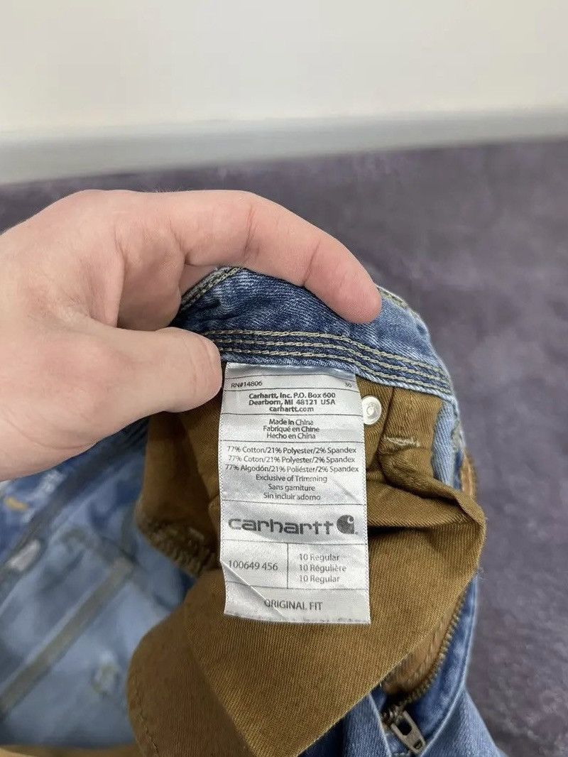 Carhartt Vintage Cahrartt USA Bootcut Light Blue Hype Flared Jeans Size 32" / US 10 / IT 46 - 18 Thumbnail