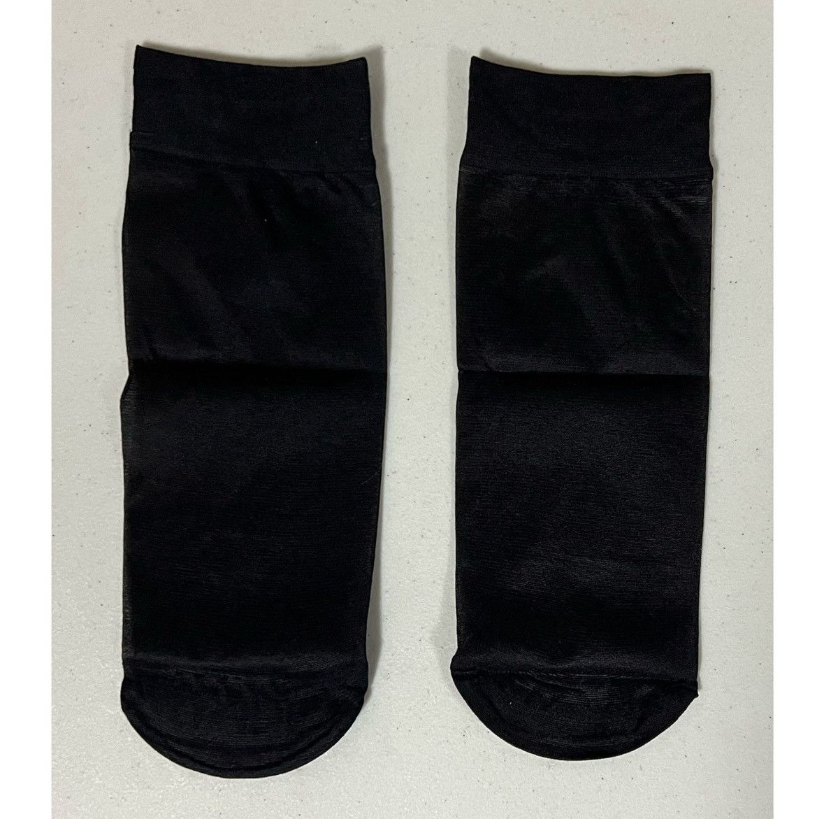 Vintage Black Sheer Anklets Ankle Socks Hosiery Lingerie 🖤 #socks Size ONE SIZE - 3 Thumbnail