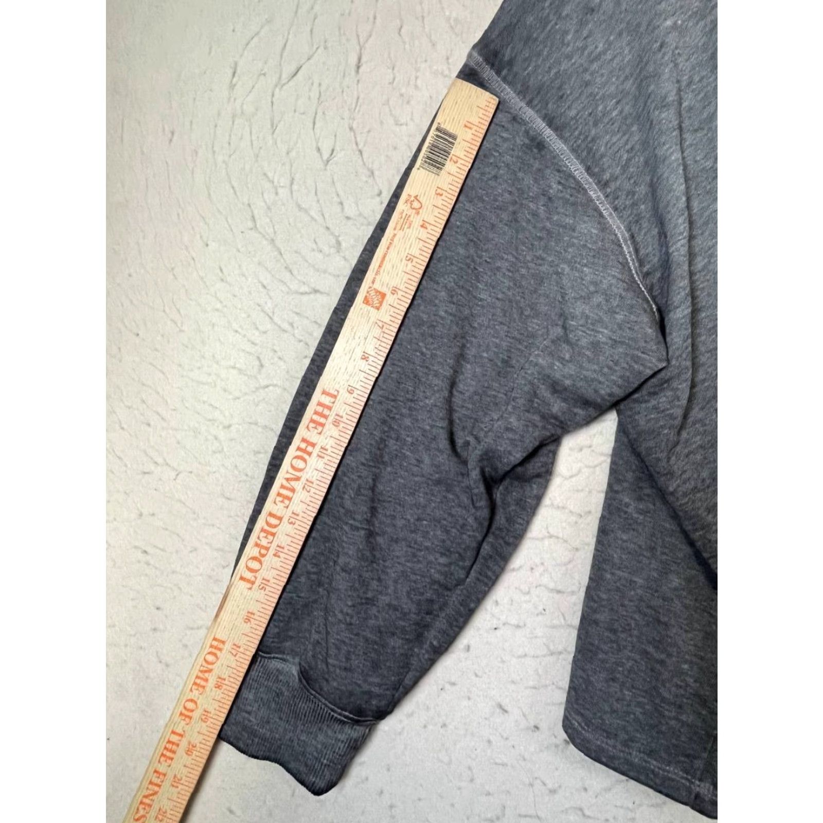 Vintage Grays Sweatshirt Women 4 Gray Cropped Long Sleeve Crew Neck Cotton Blend Knit All Seasons Hoodie Price? Size S / US 4 / IT 40 - 3 Thumbnail