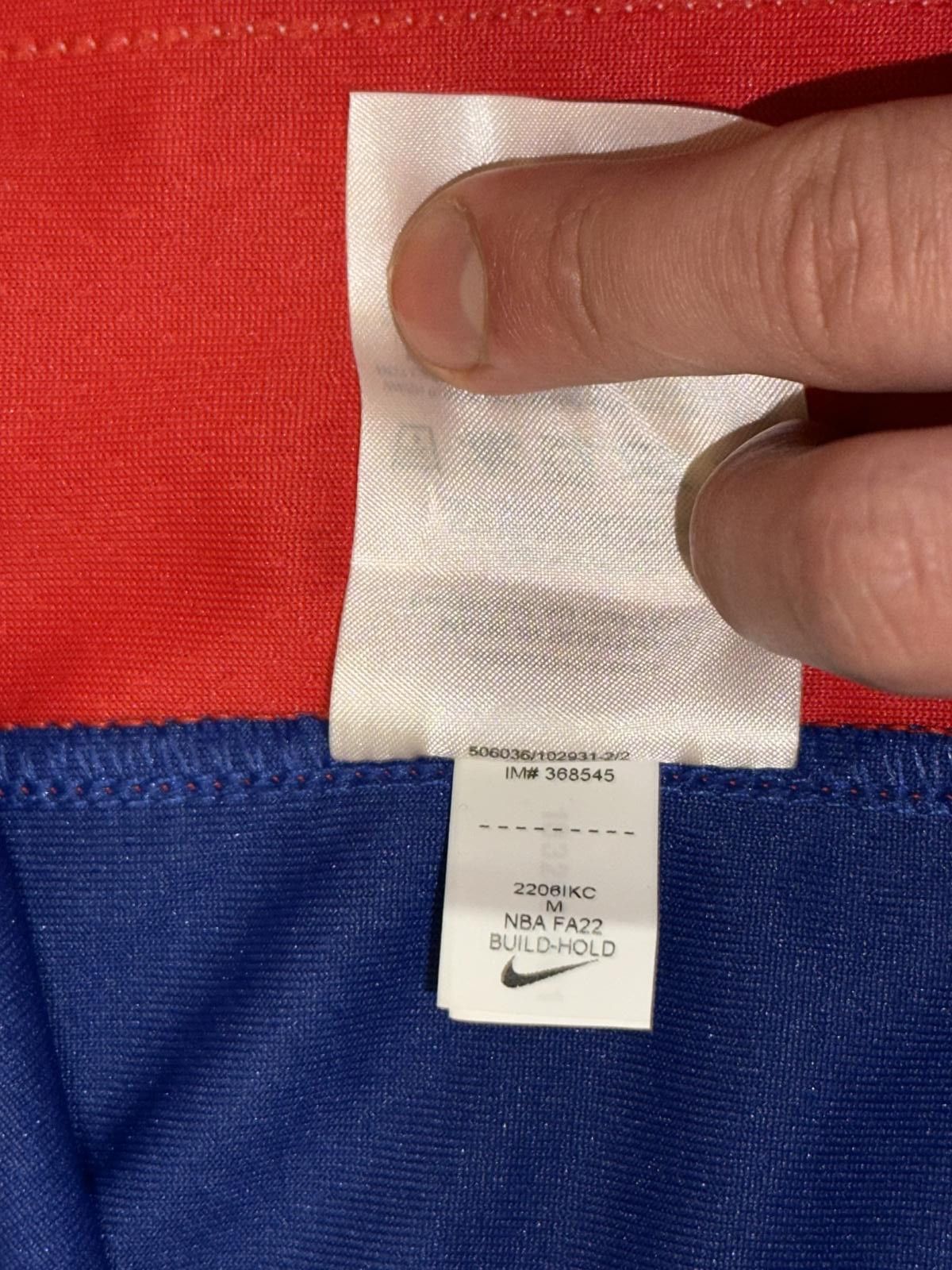 Nike Nike Men’s Detroit Pistons Icon Edition 2022/23 Dri-FIT NBA Swingman Jersey Size US M / EU 48-50 / 2 - 10 Thumbnail