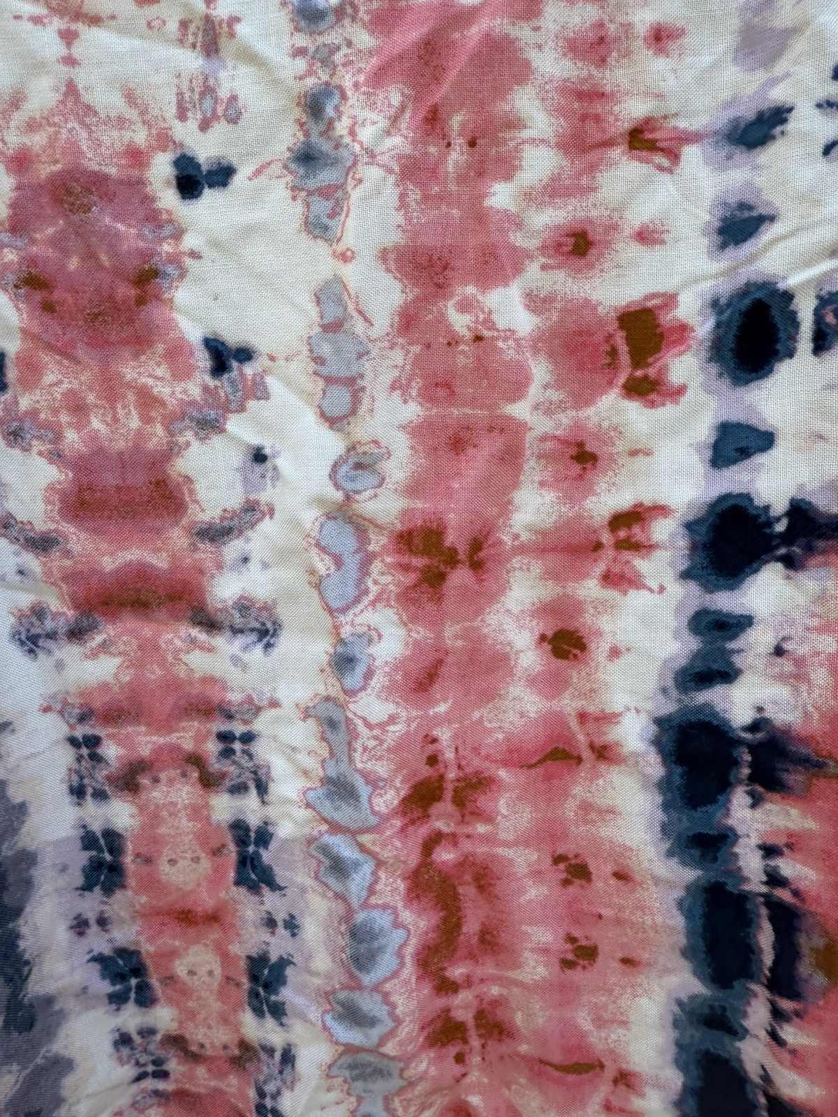 Other Sadie & Sage Coral Navy Tie Dye Tank Top Cami Flowy V-Neck Size M / US 6-8 / IT 42-44 - 3 Thumbnail