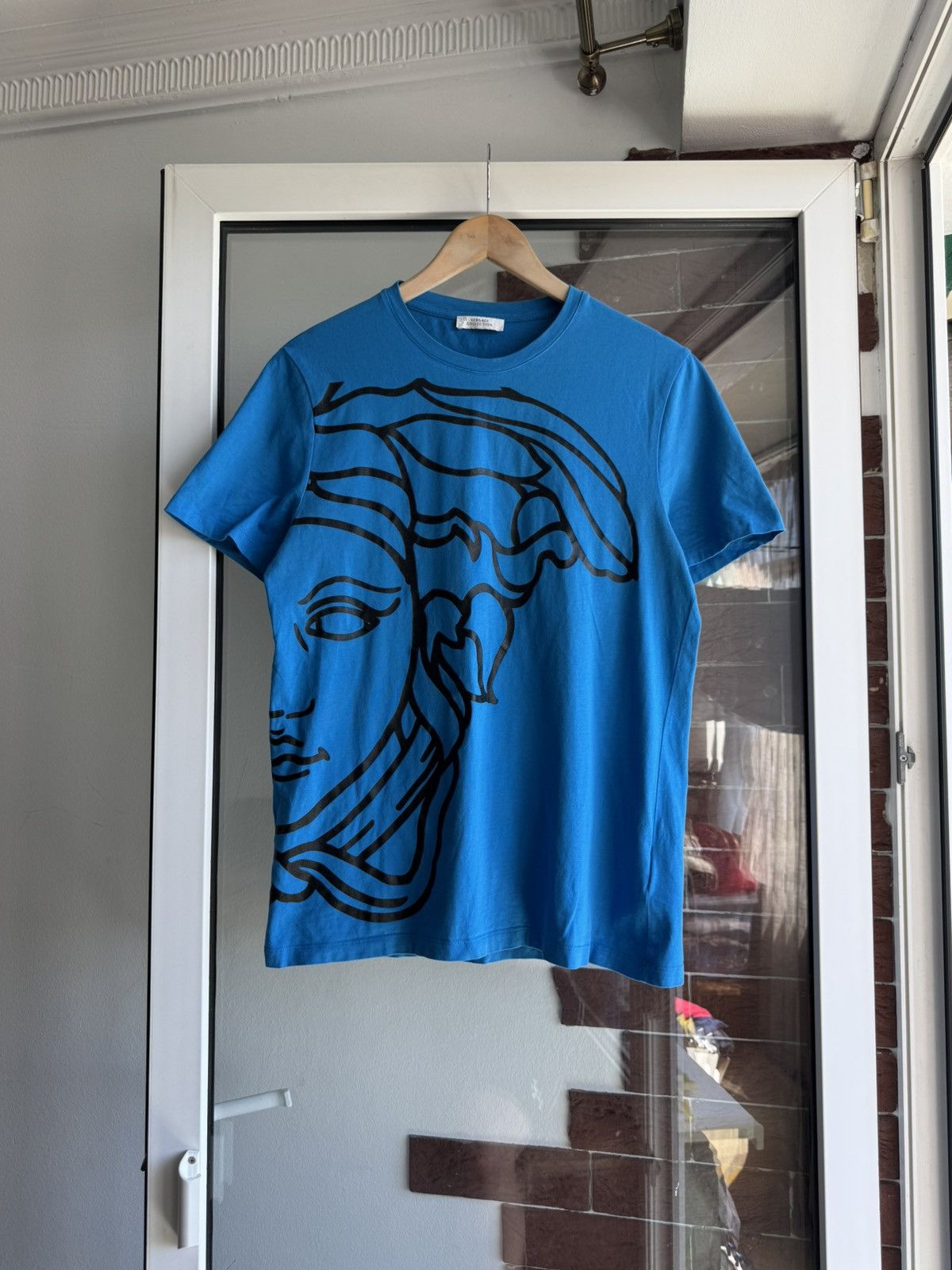 Versace Versace Collection Over Print Logo Tee Size US M / EU 48-50 / 2 - 1 Thumbnail