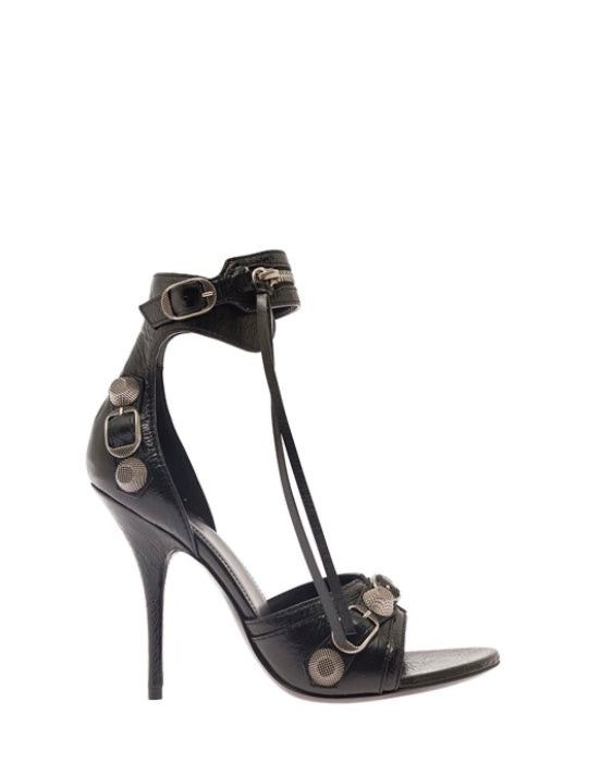 image of Balenciaga Cagole Sandals Size 38 in Black, Women's