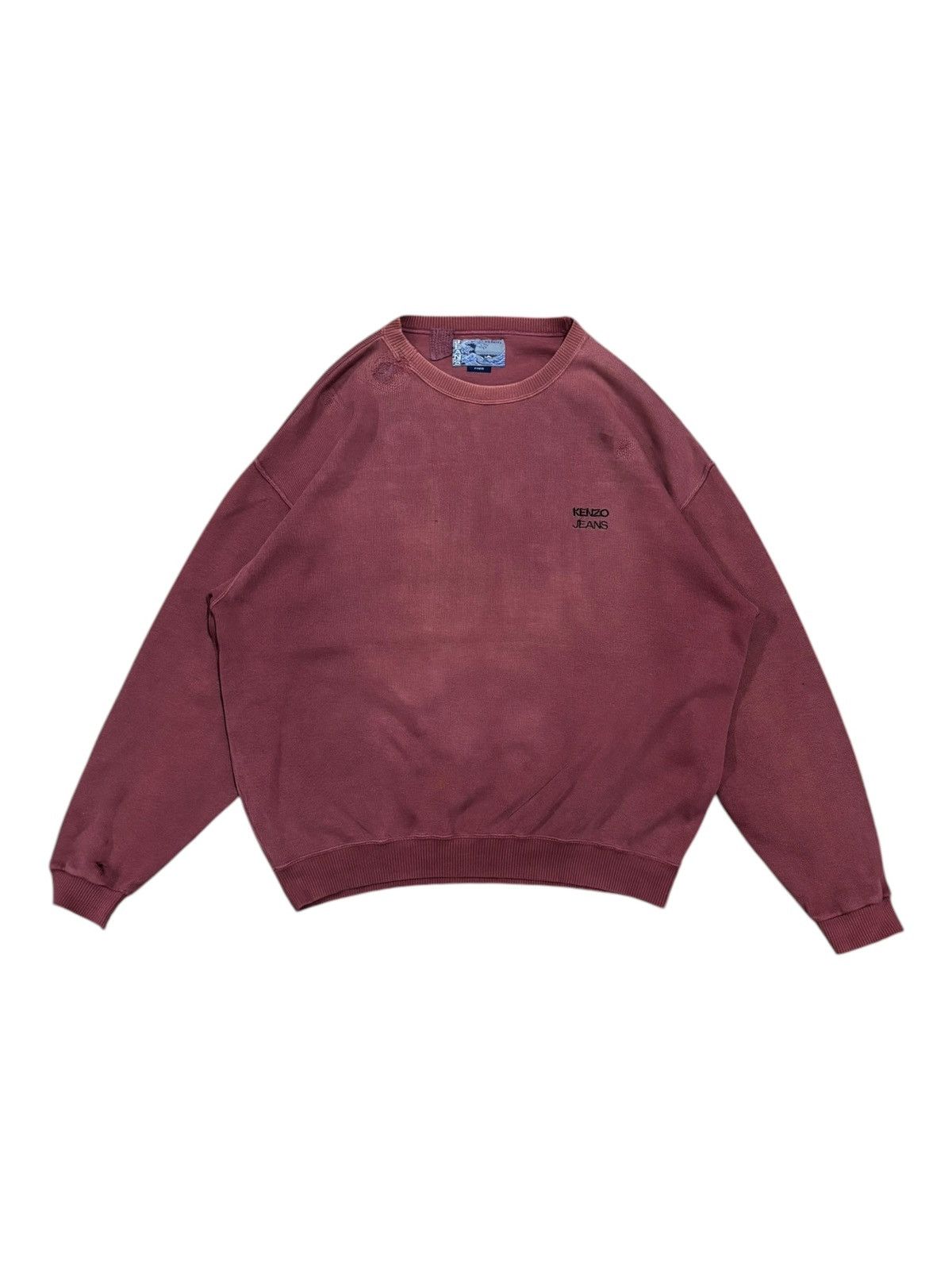 Kenzo Vtg Kenzo Damaged Distressed Sweatshirt Size US M / EU 48-50 / 2 - 2 Thumbnail