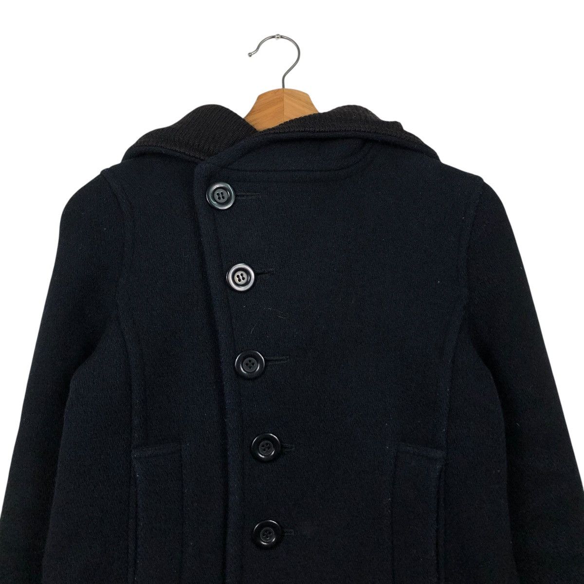Issey Miyake 🔥VINTAGE WOOL JACKET BIKER SUNAOKUWAHARA BLANKET FUR HOODIE Size US S / EU 44-46 / 1 - 4 Thumbnail