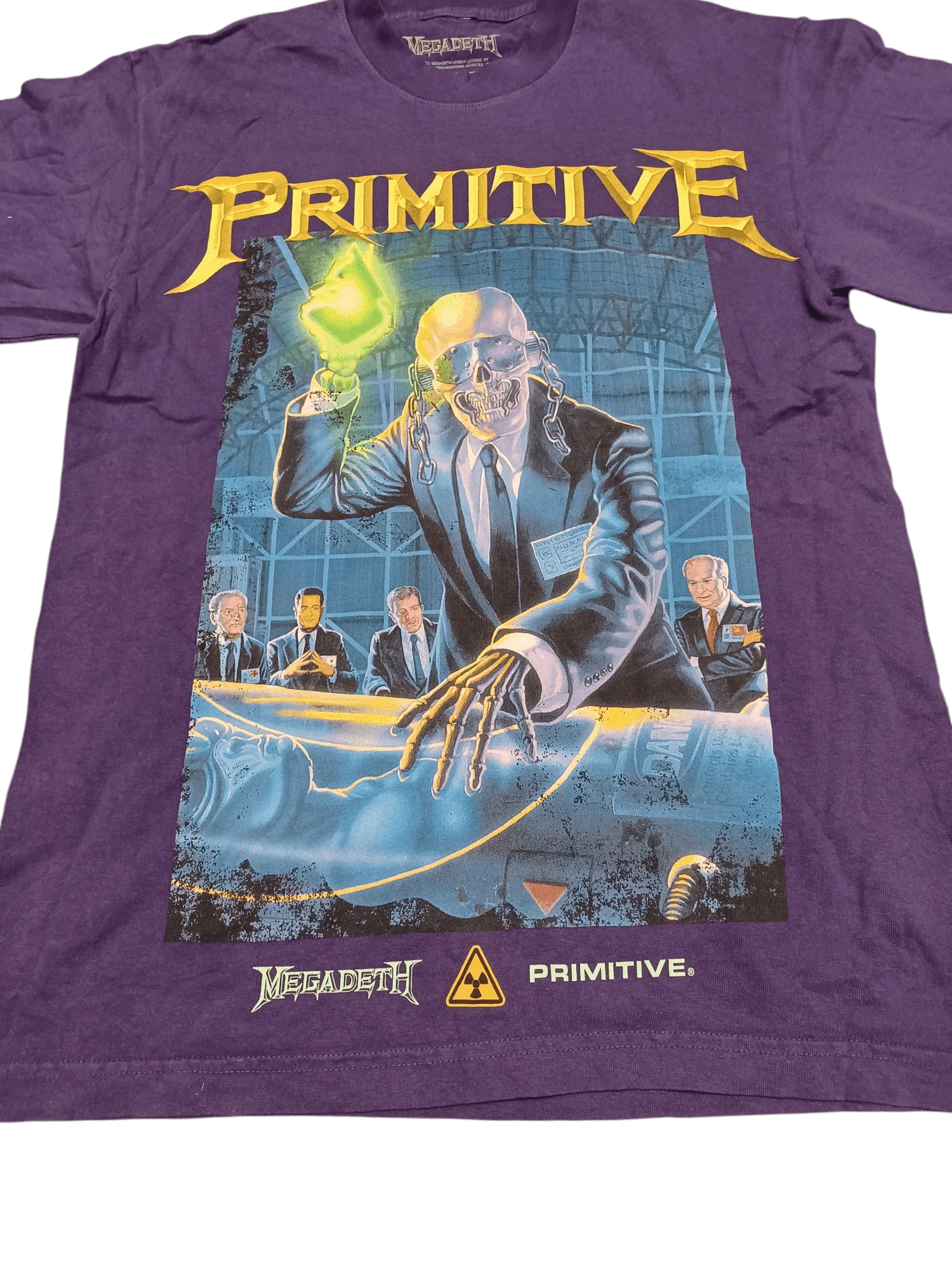 Megadeth MEGADETH X PRIMITIVE MADE IN USA SKULL TEE ROCK BAND Size US S / EU 44-46 / 1 - 2 Thumbnail