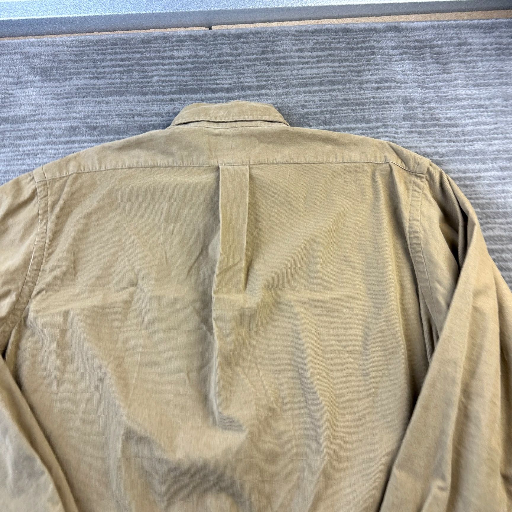 Ralph Lauren Ralph Lauren Shirt Mens Medium Beige Tan Cream Corduroy Pony Button Up Blake Size US M / EU 48-50 / 2 - 7 Thumbnail