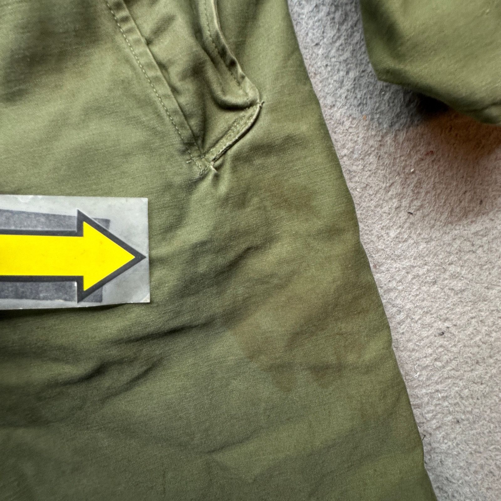 Other Vintage 60s Vietnam Era US Army Sateen OG-107 Coat Medium Size US M / EU 48-50 / 2 - 9 Thumbnail