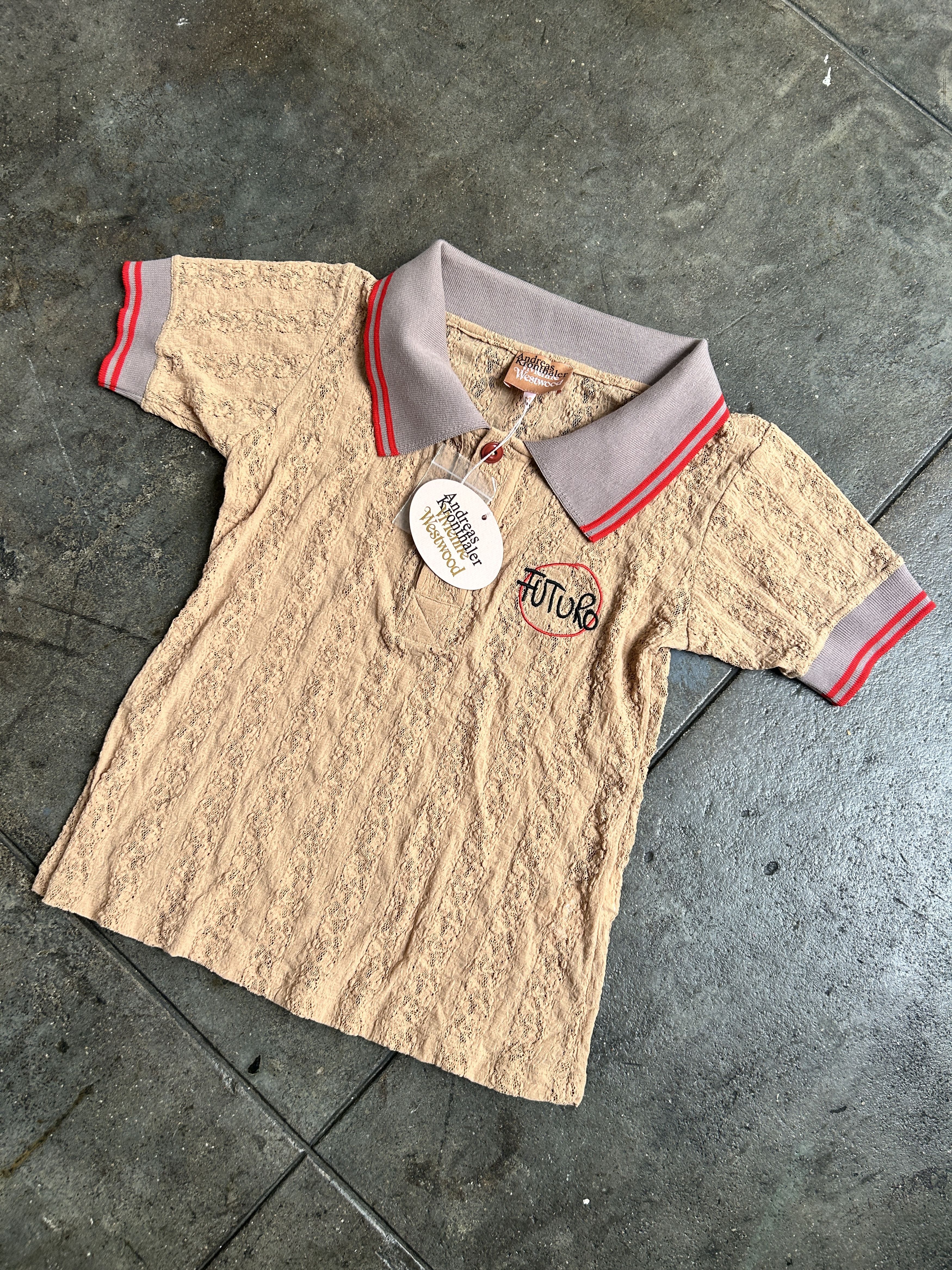 Vivienne Westwood 2019 NWT 735$ LaCE Like High End Unisex Polo Couture Size M / US 6-8 / IT 42-44 - 3 Thumbnail
