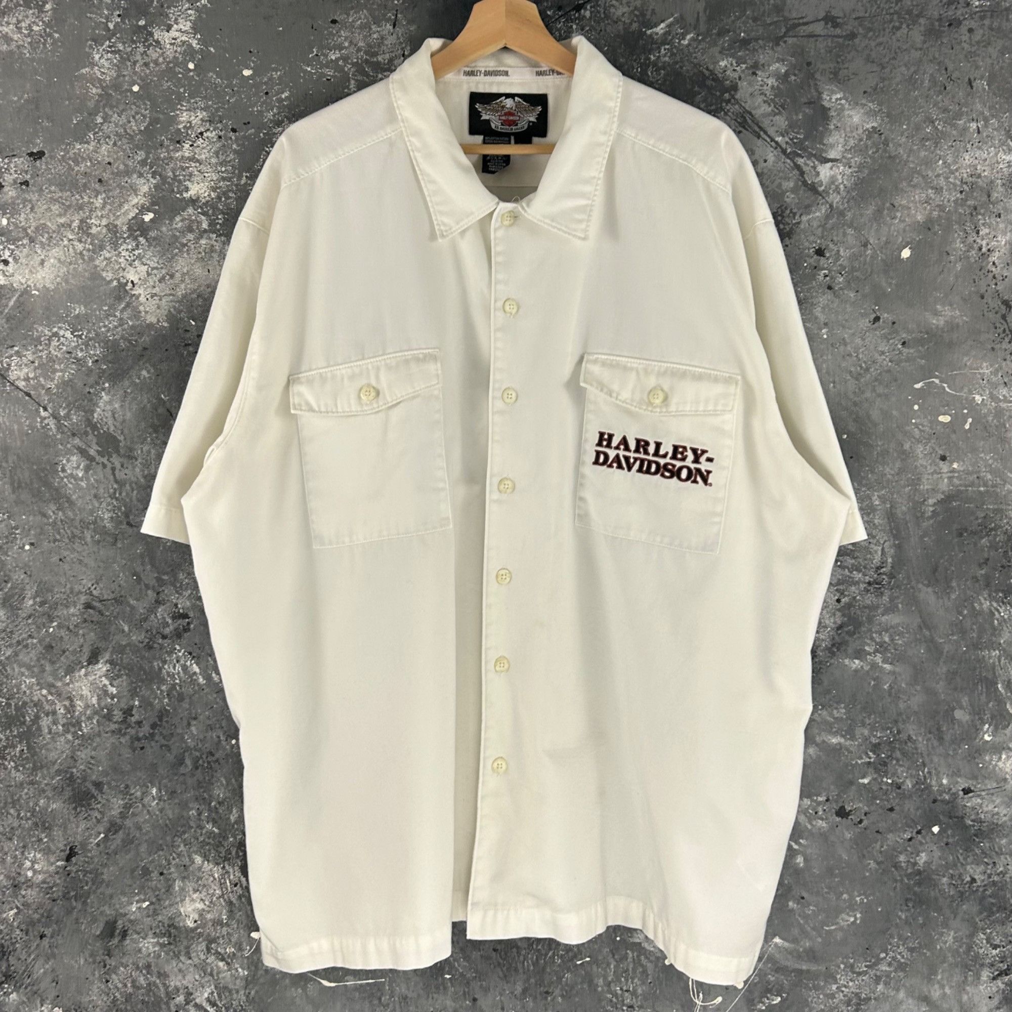 Harley Davidson × Vintage Vintage Y2K Harley Davidson shirt Size US XXL / EU 58 / 5 - 1 Thumbnail