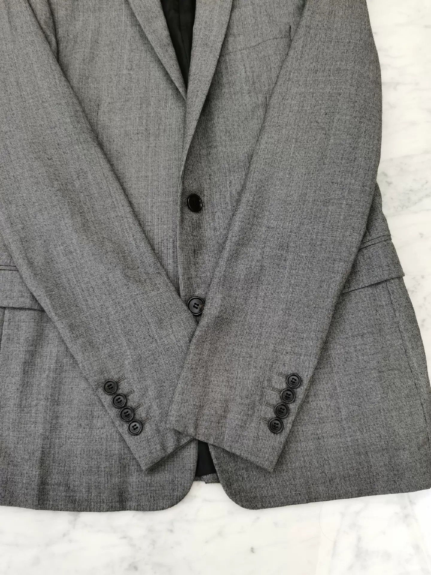 Dior Dior Classic Gray Wool Suit 46 (Worn) Size 46R - 3 Thumbnail