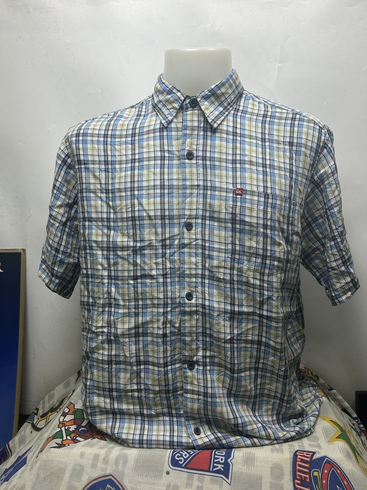 Quiksilver Vintage Quicksilver 00s Shirt Size L Size US L / EU 52-54 / 3 - 1 Thumbnail