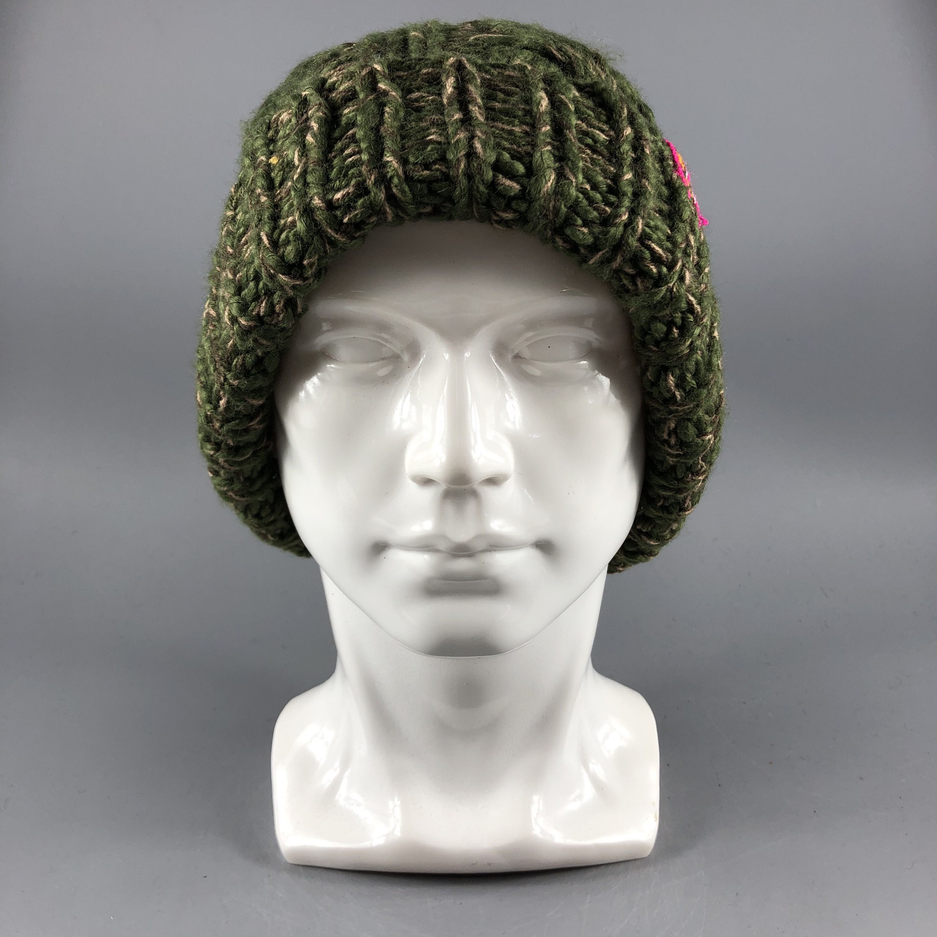 image of Aran Isles Knitwear x Vintage Titicaca Hats Aran Isle Beanie Knit Snow Hat Snow Cap B485, Men's