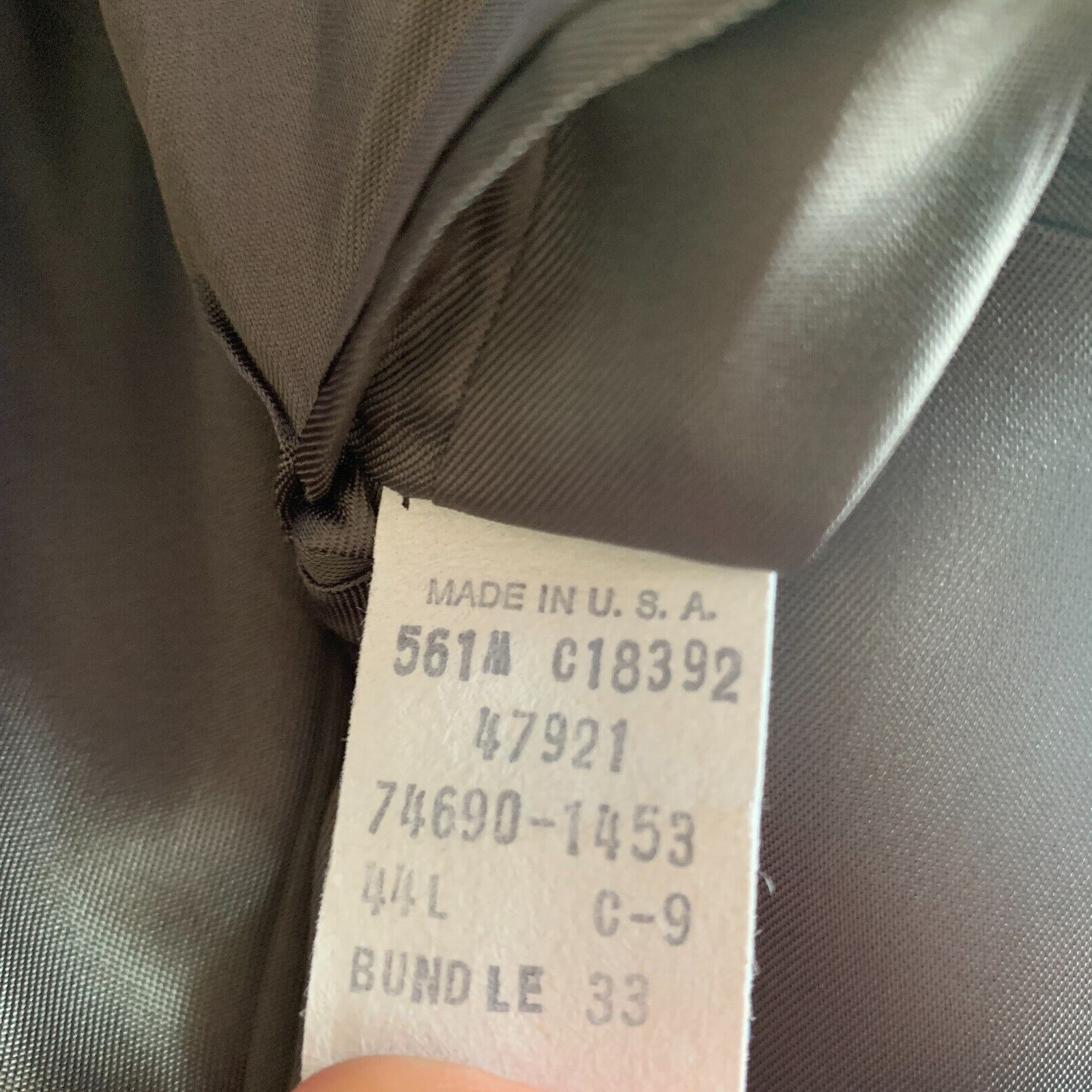 Levi's Vintage Levi's Exact Jacket Men's Size 44L Blazer Checked Sp Size 44L - 8 Thumbnail