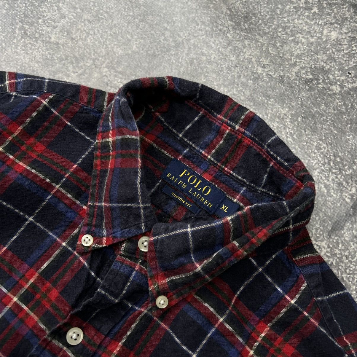 Polo Ralph Lauren Mens Polo Ralph Lauren Multicolored checked y2k button shirt Size US XL / EU 56 / 4 - 4 Thumbnail