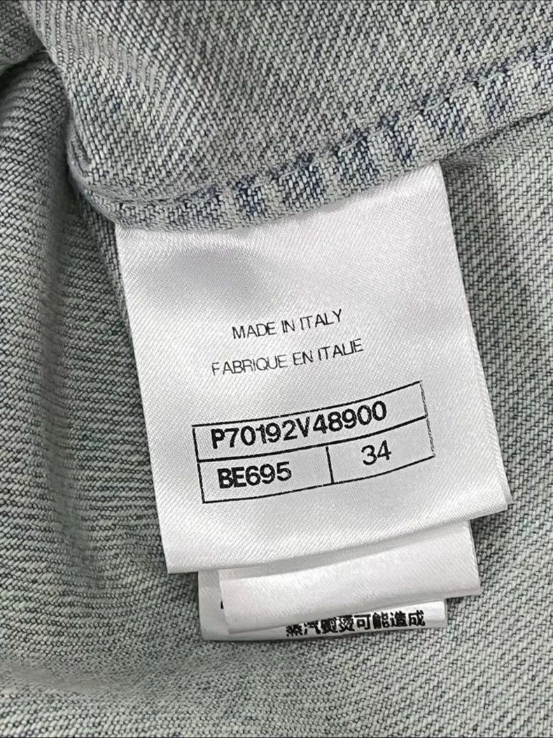 Chanel Chanel 21C camellia stitching denim jacket Size XXS / US 00 / IT 34 - 6 Thumbnail