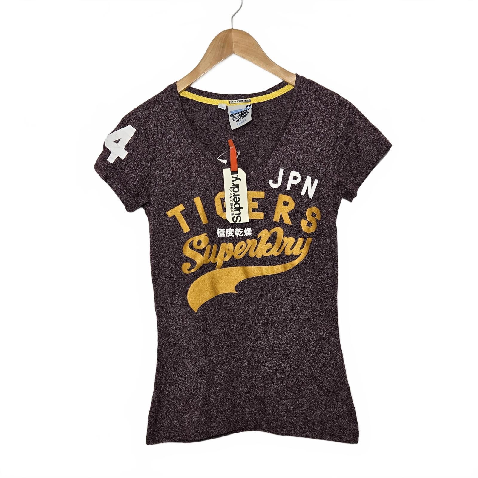 Superdry Superdry Tigers V Neck Tee Japan Size S / US 4 / IT 40 - 1 Thumbnail