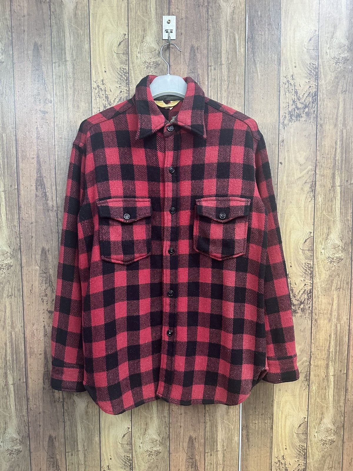 Vintage Vintage Wrangler Wool Flannel Shirt A467 Size US S / EU 44-46 / 1 - 1 Thumbnail