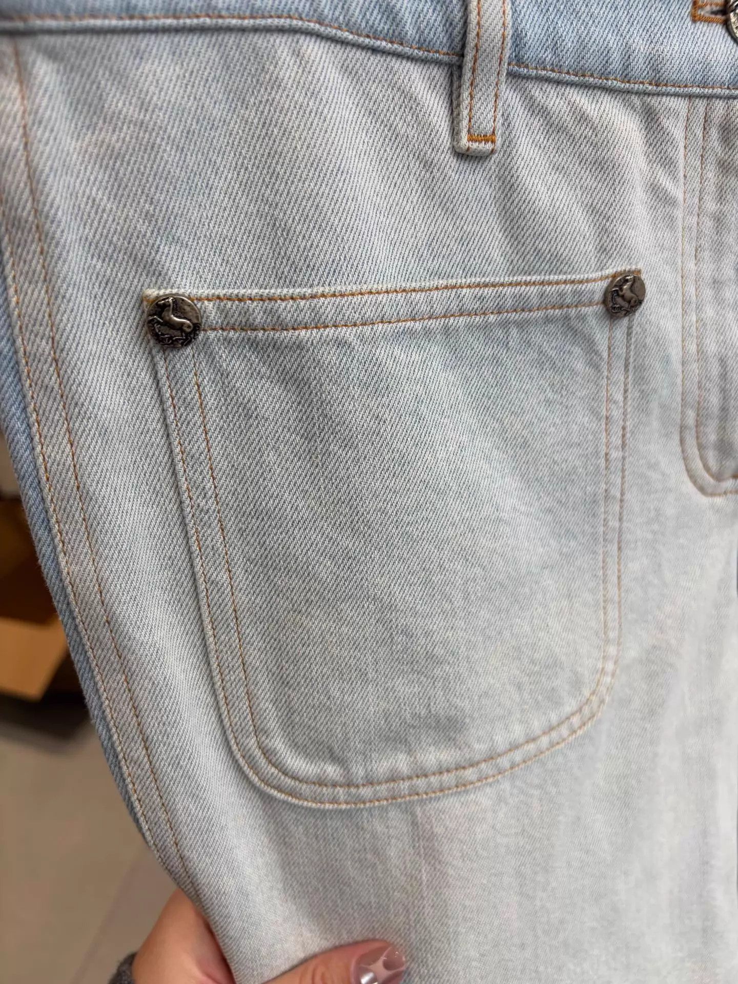 Chanel Chanel colorblocked low-rise deadstock jeans 40 Size 28" / US 6 / IT 42 - 3 Thumbnail