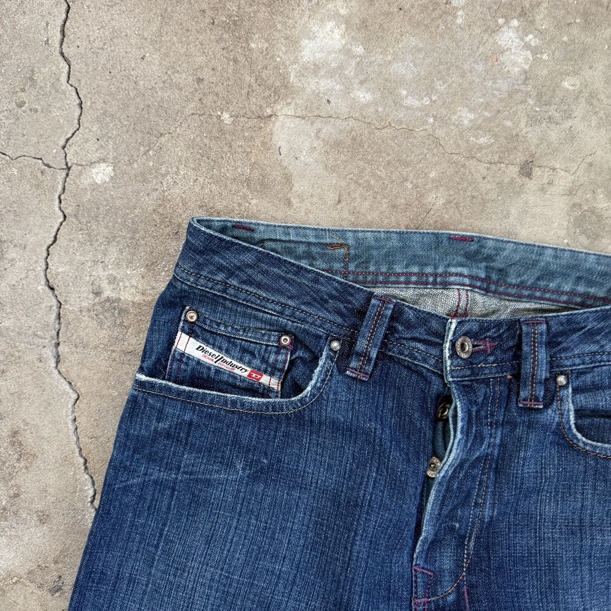 Diesel × Vintage Vintage Y2K Diesel Straight Fit Denim Size US 30 / EU 46 - 6 Thumbnail