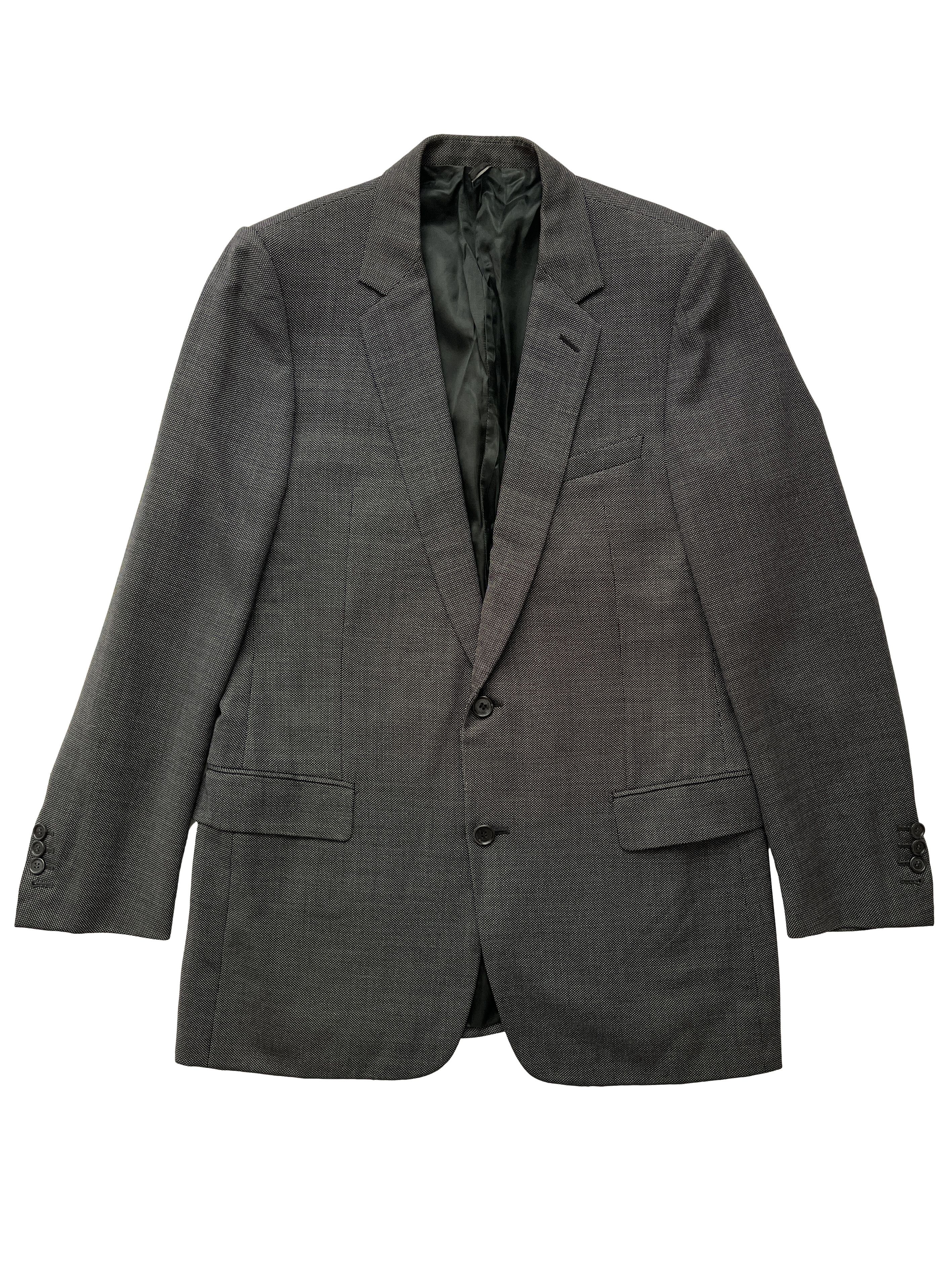 Dior × Hedi Slimane ⚡️QUICK SALE⚡️2007 Dior Hedi Slimane Dark Gray Blazer Jacket Size US L / EU 52-54 / 3 - 1 Thumbnail