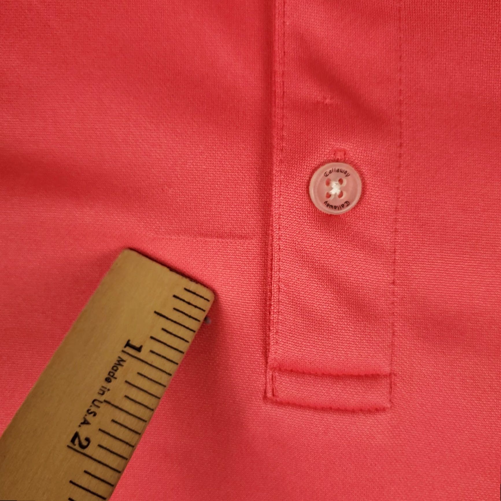 Callaway Callaway Polo Shirt Mens Size Large Pink Opti Dri Fit Golf Short Sleeve * Size US L / EU 52-54 / 3 - 3 Thumbnail