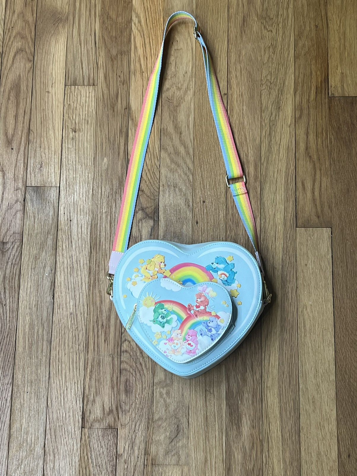 Other Loungefly Care Bears Cloud Party Heart Crossbody Bag Size ONE SIZE - 4 Thumbnail