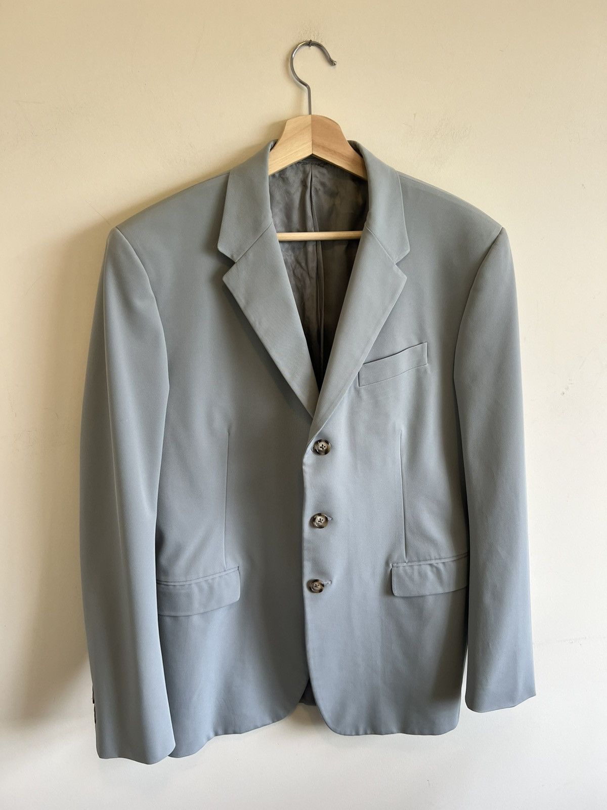 Prada FW2001 Prada Sport Nylon Grey Runway Blazer Rayon Medium Size 50R - 1 Thumbnail