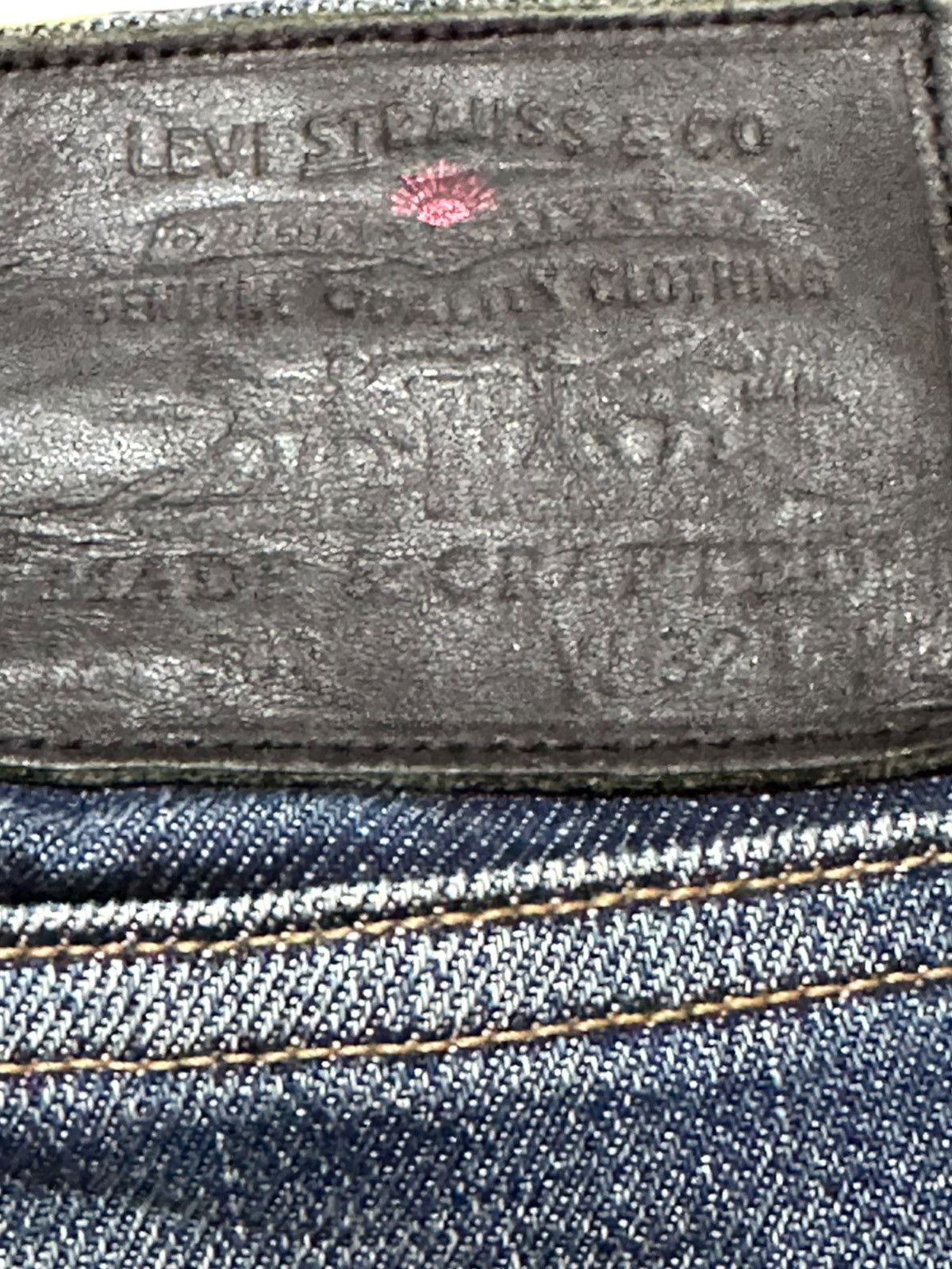 Levi's Made & Crafted Levi’s 502 Made&Crafted Tapered Big E Selvedge Mudwash Denim Size US 33 - 7 Thumbnail