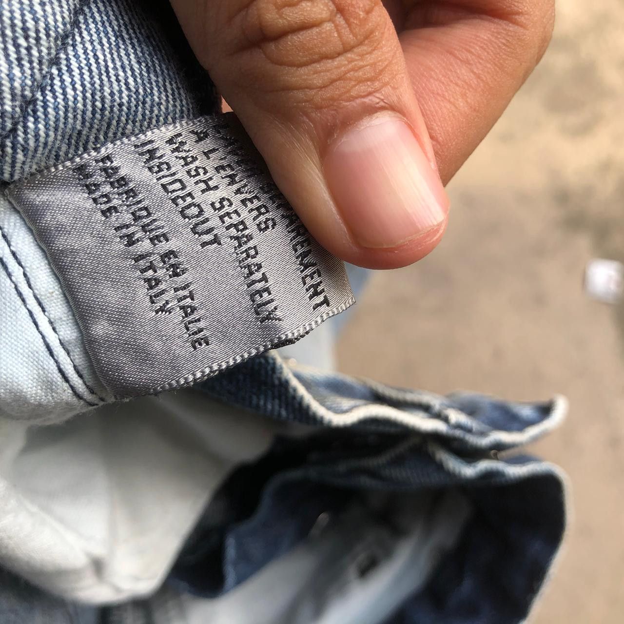 Dior Dior Strip Honeycomb distressed Jeans by Hedislimane Size US 29 - 10 Thumbnail