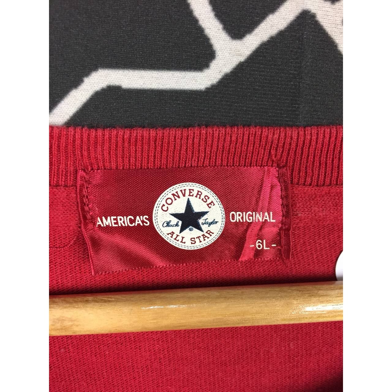 Converse × Vintage Converse All Star Chuck Taylor Long Sleeve Tee Size US XXL / EU 58 / 5 - 8 Thumbnail