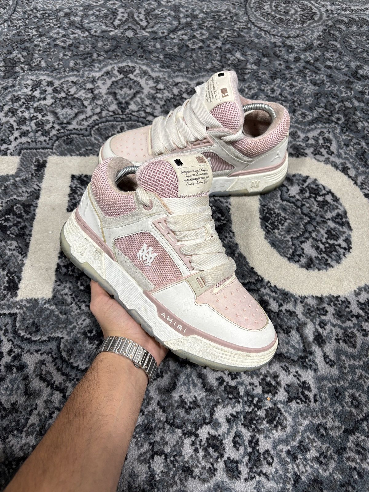 Amiri low tops size 8US/41EU