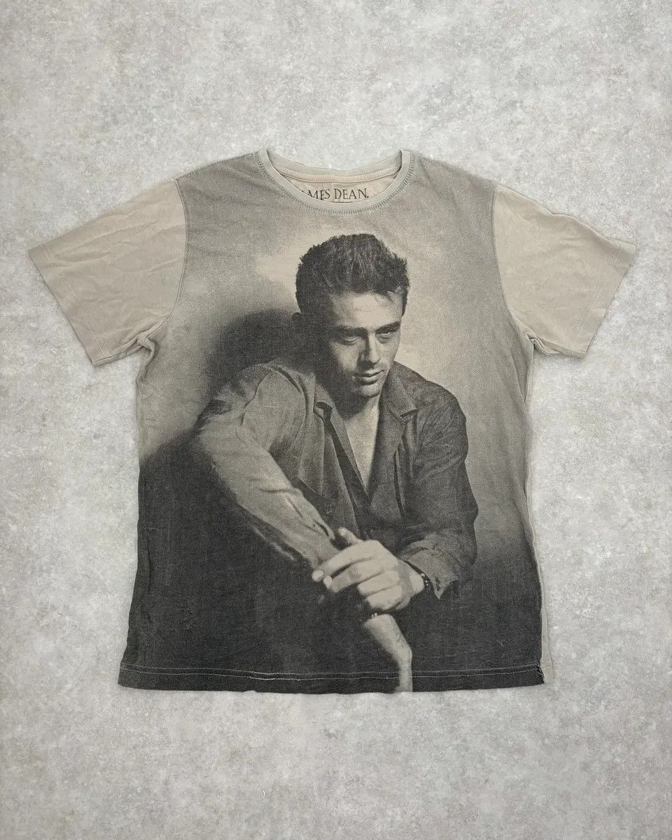 Vintage James Dean Propaganda Grey T-Shirt Size US S / EU 44-46 / 1 - 3 Thumbnail