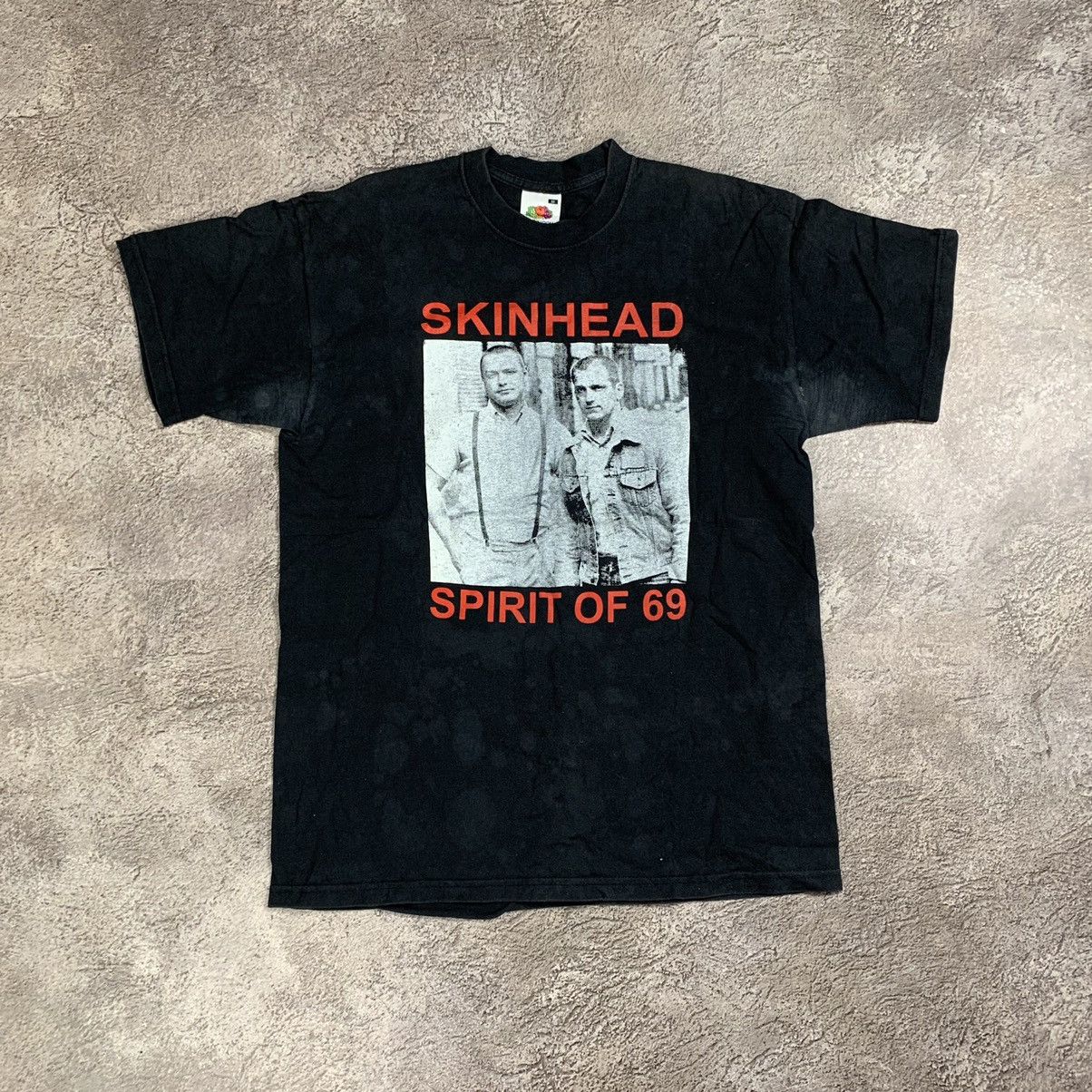 Vintage Vintage Y2K Skinhead Spirit of 69 Graphic Tee Punk Slim M Size US M / EU 48-50 / 2 - 1 Thumbnail