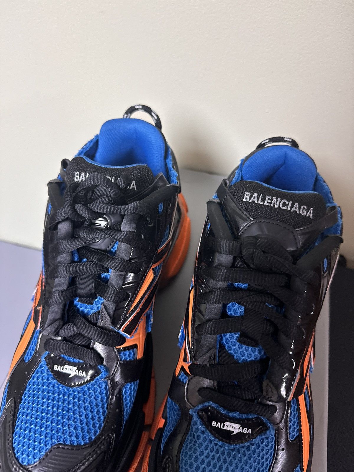 Balenciaga Balenciaga Blue Orange Runner 40 Size US 7 / EU 40 - 4 Thumbnail