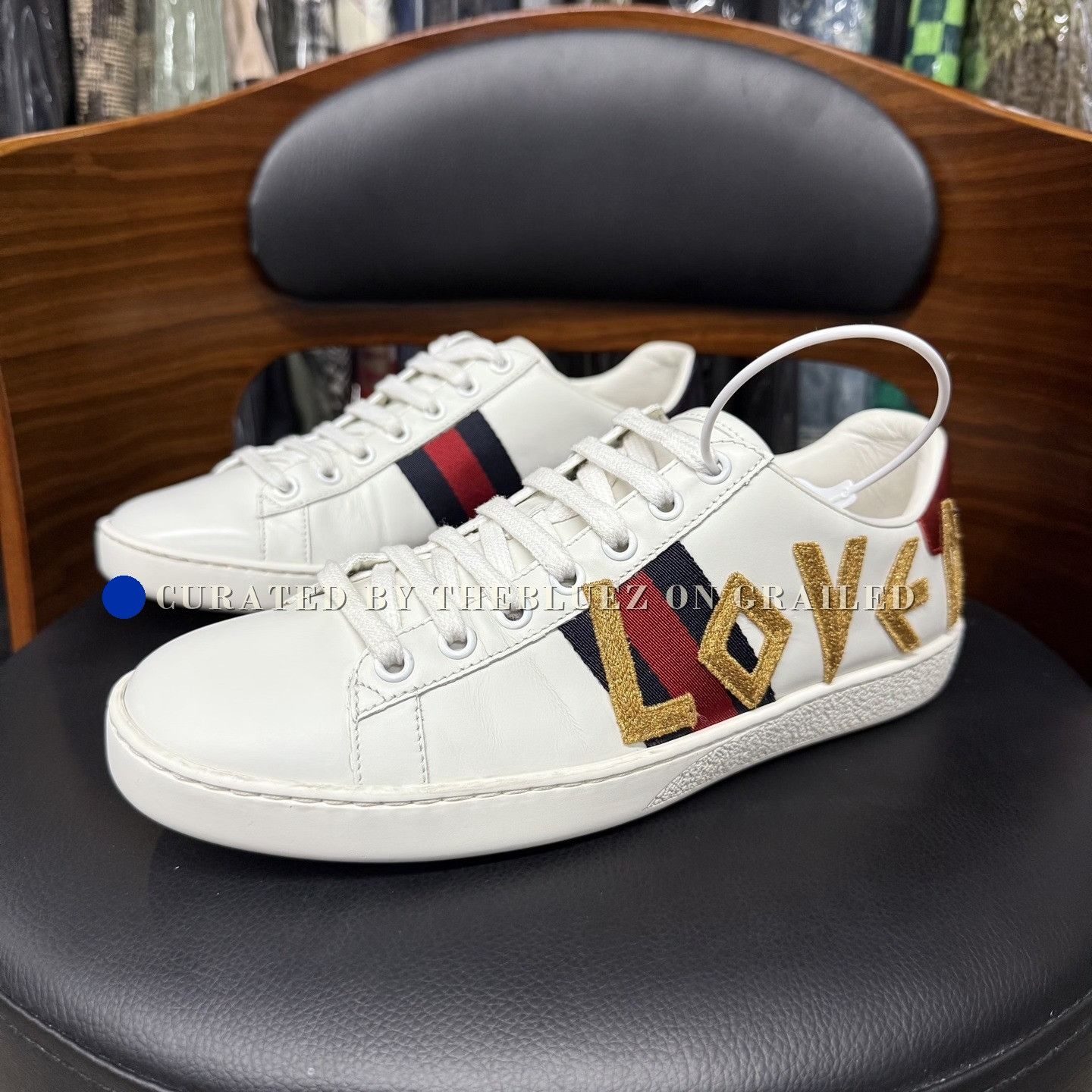 Gucci Gucci 'Loved' ACE Sneakers Size US 6.5 / IT 36.5 - 1 Thumbnail