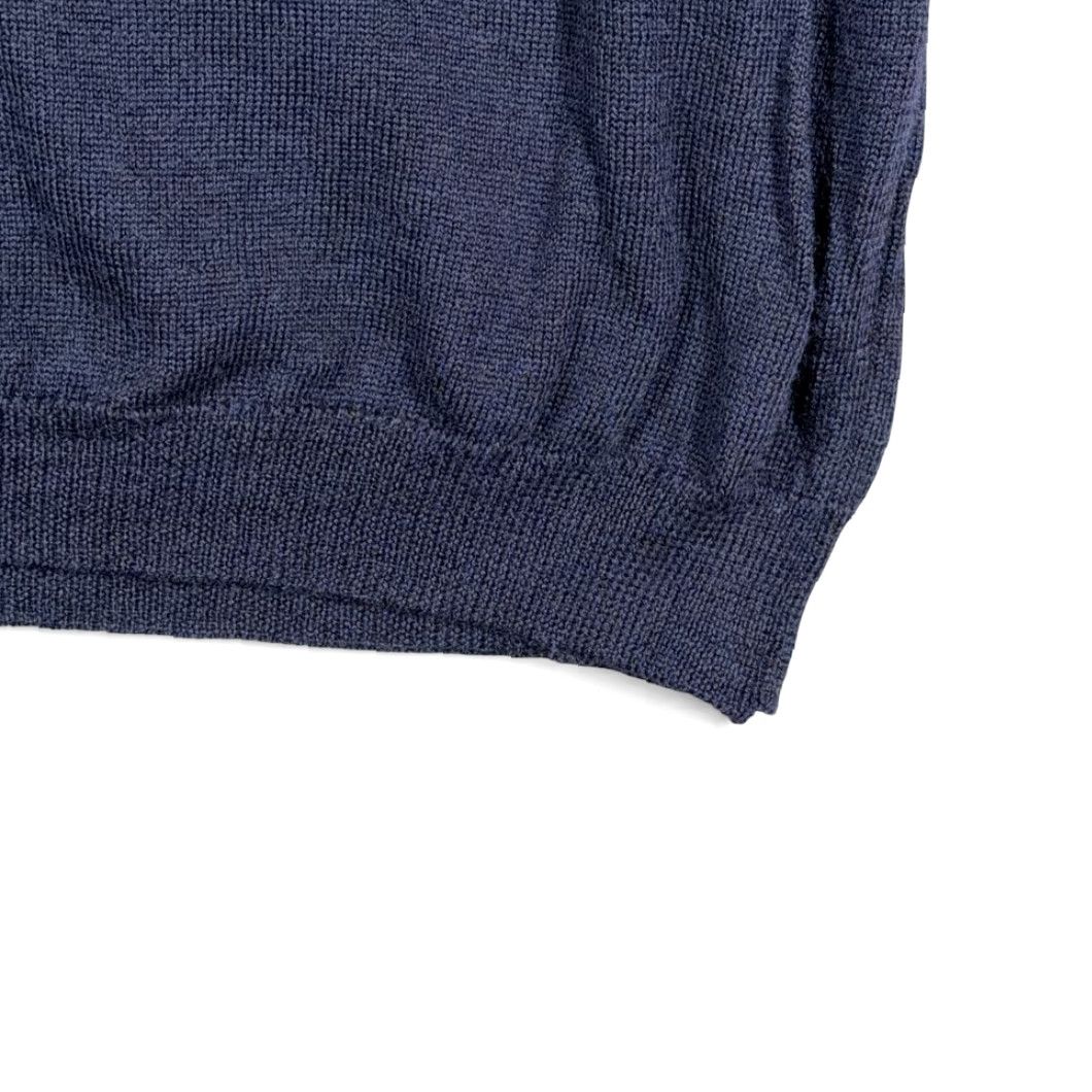 Vintage VINTAGE Brandini Sweater Vest Adult LARGE Blue Merino Wool Italy Preppy Y2K Mens Vest Size US L / EU 52-54 / 3 - 5 Thumbnail