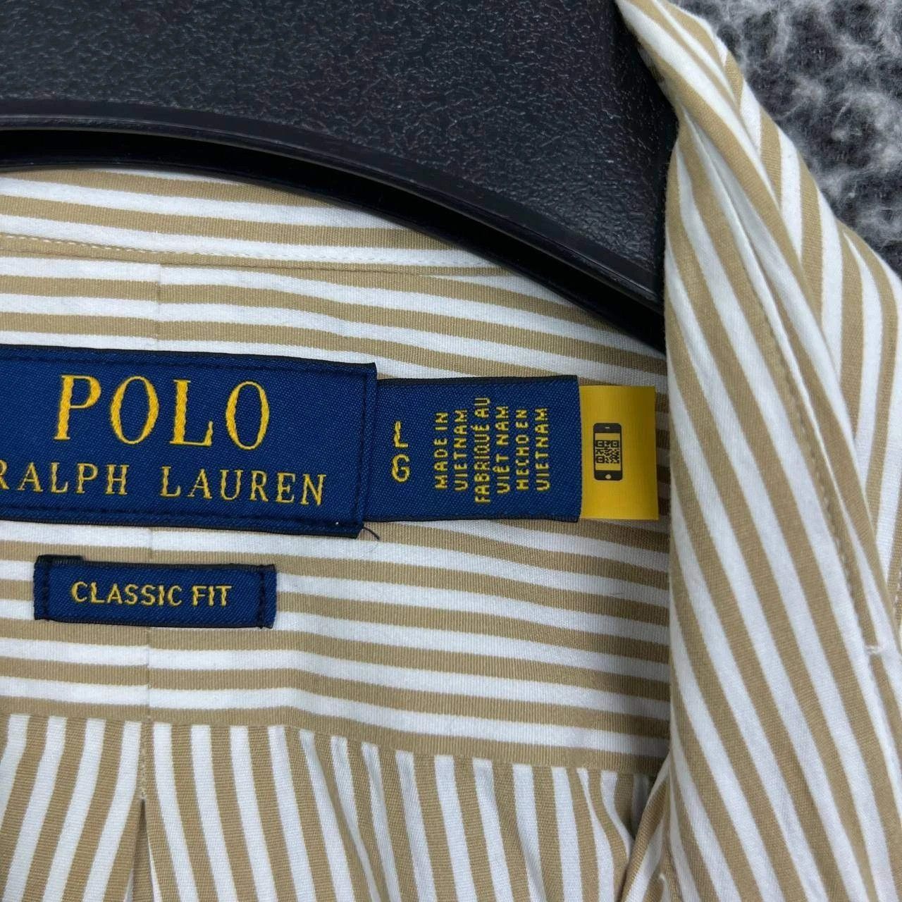 Polo Ralph Lauren Polo Ralph Lauren Button Down Shirt Men Striped Cotton L Size US L / EU 52-54 / 3 - 8 Thumbnail