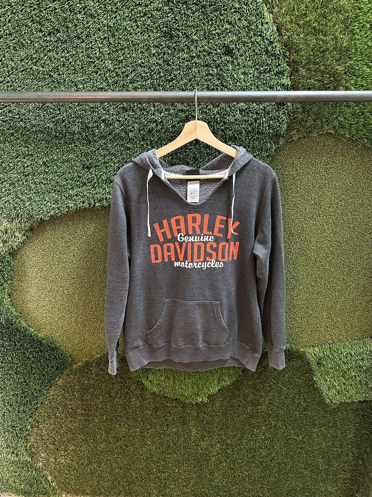 Harley Davidson Harley Davidson Spellout Hoodie Large Size L / US 10 / IT 46 - 1 Thumbnail