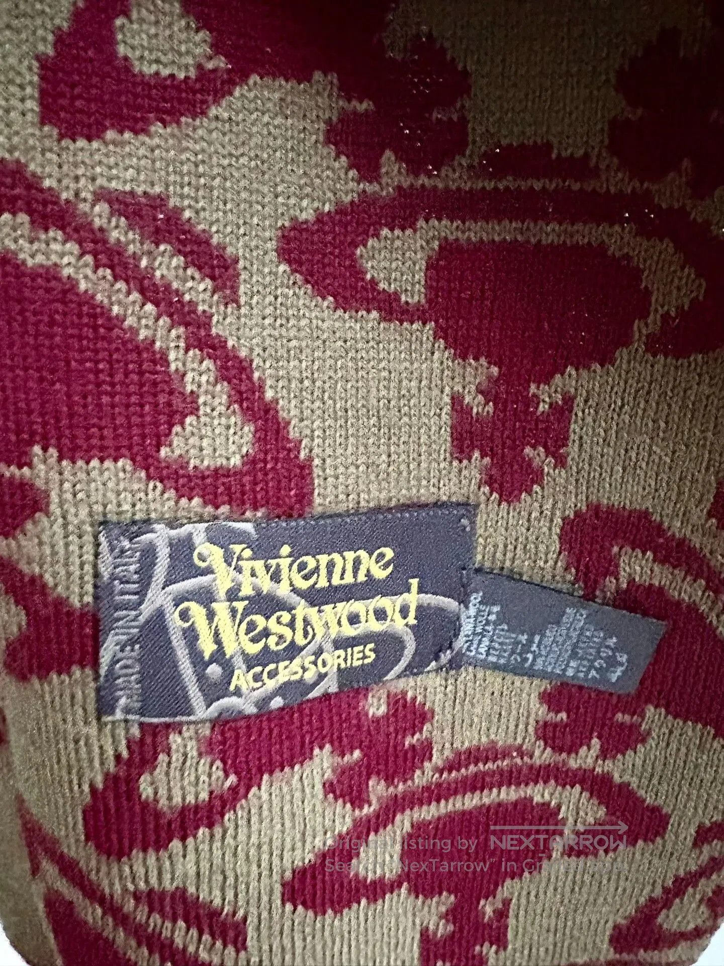 Vivienne Westwood Vivienne Westwood Vintage Saturn Print Scarf. Size ONE SIZE - 4 Thumbnail